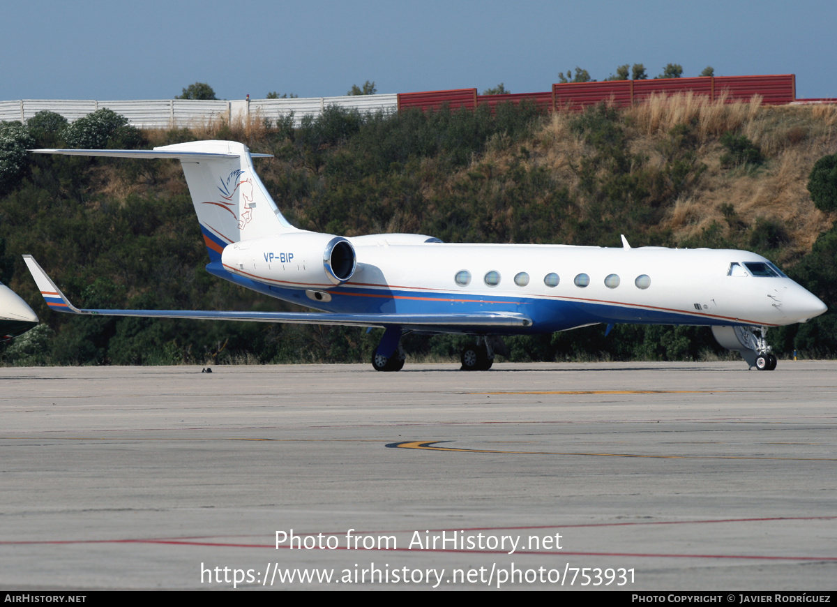 Aircraft Photo of VP-BIP | Gulfstream Aerospace G-V-SP Gulfstream G550 | AirHistory.net #753931