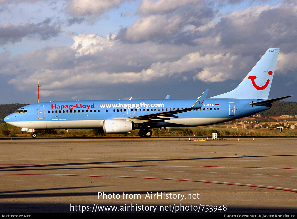 Aircraft Photo of D-AHFX | Boeing 737-8K5 | Hapag-Lloyd | AirHistory.net #753948