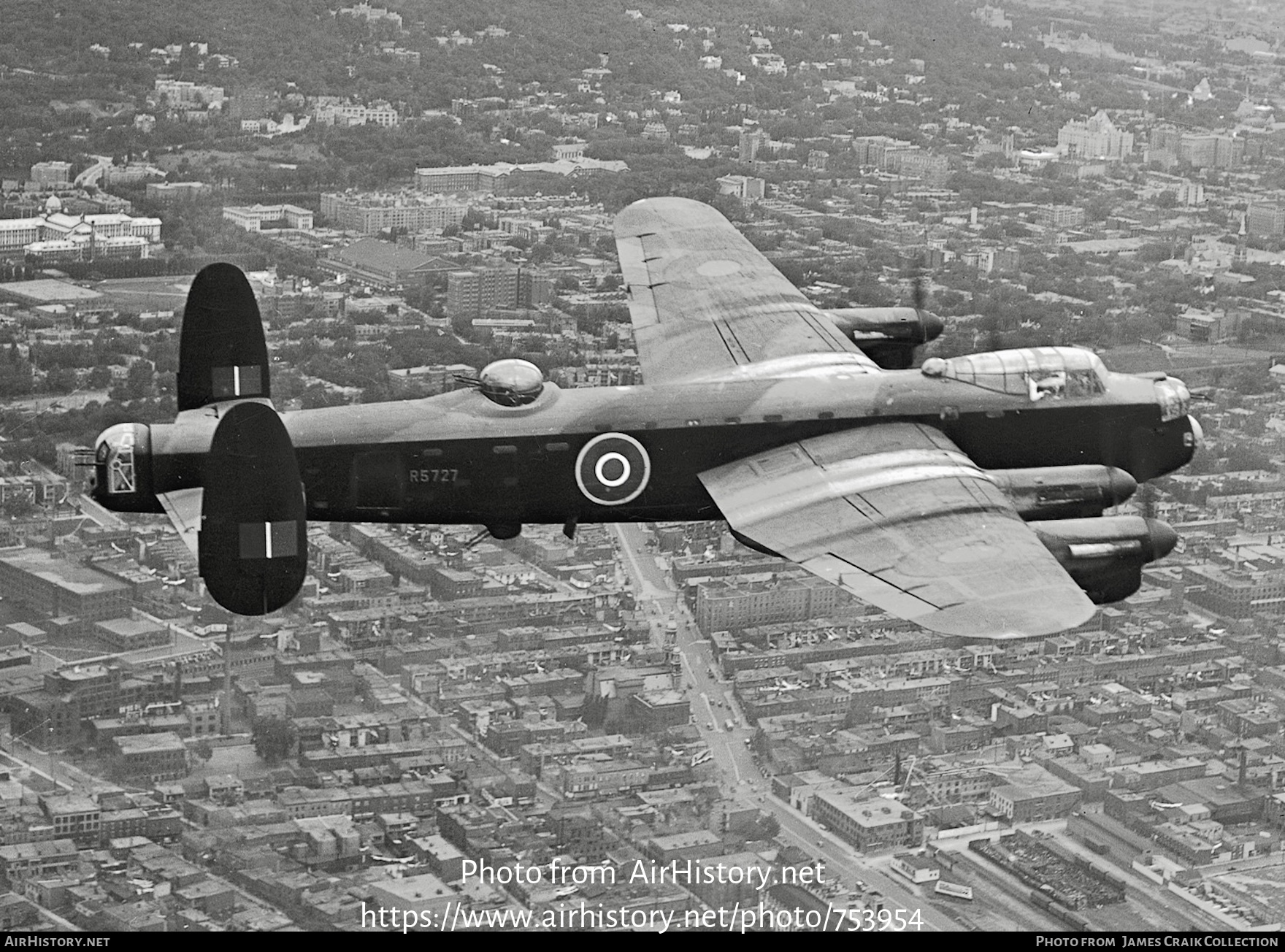 Aircraft Photo of R5727 | Avro 683 Lancaster B1 | Canada - Air Force | AirHistory.net #753954