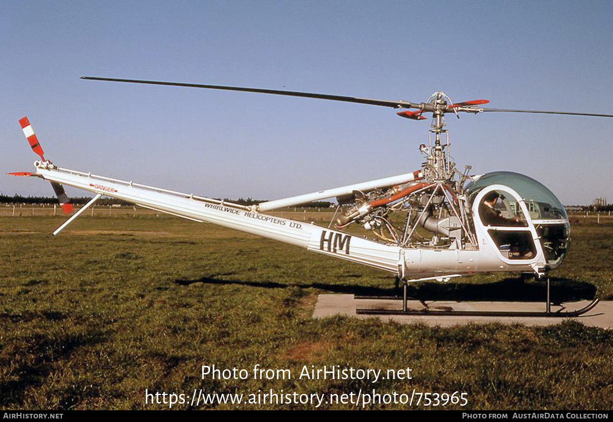 Aircraft Photo of ZK-HHM | Hiller UH-12E/Soloy | Whirlwide Helicopters | AirHistory.net #753965