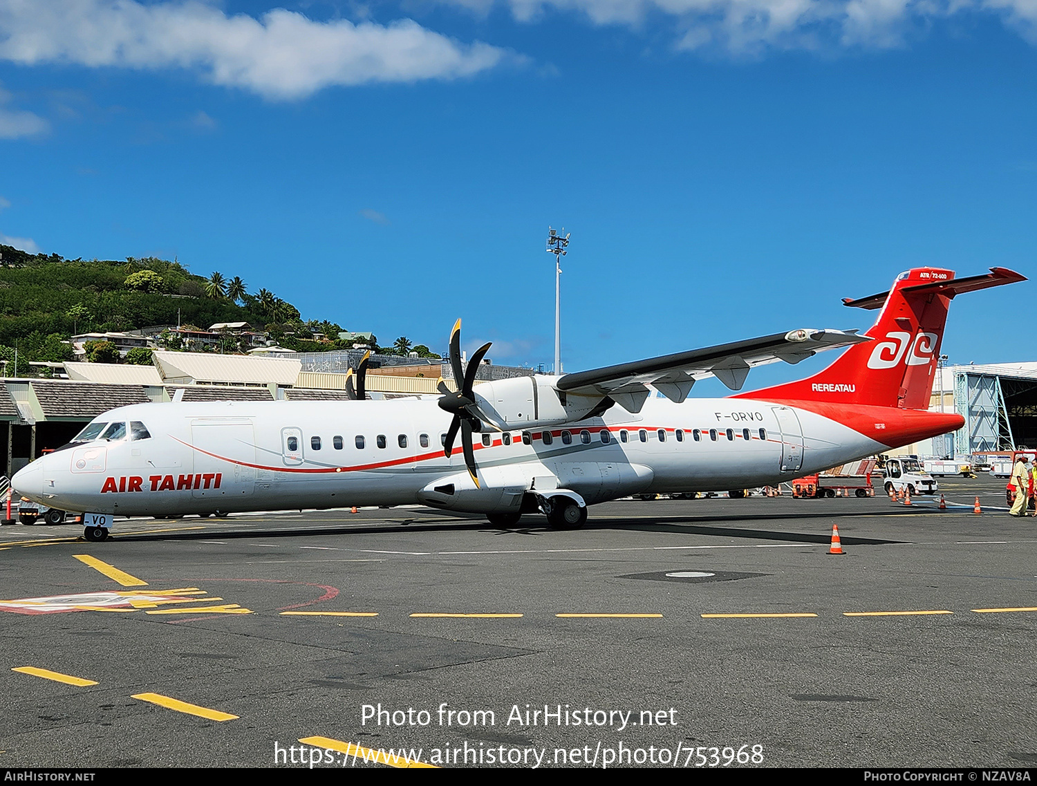 Aircraft Photo of F-ORVO | ATR ATR-72-600 (ATR-72-212A) | Air Tahiti | AirHistory.net #753968