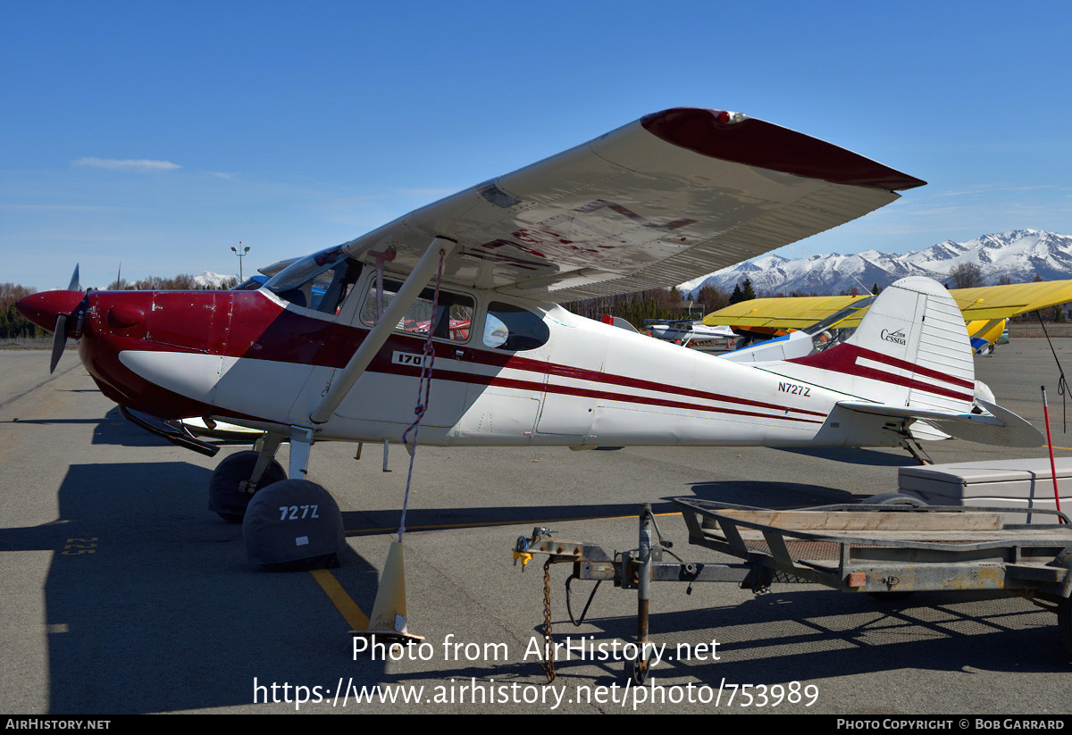 Aircraft Photo of N727Z | Cessna 170B | AirHistory.net #753989