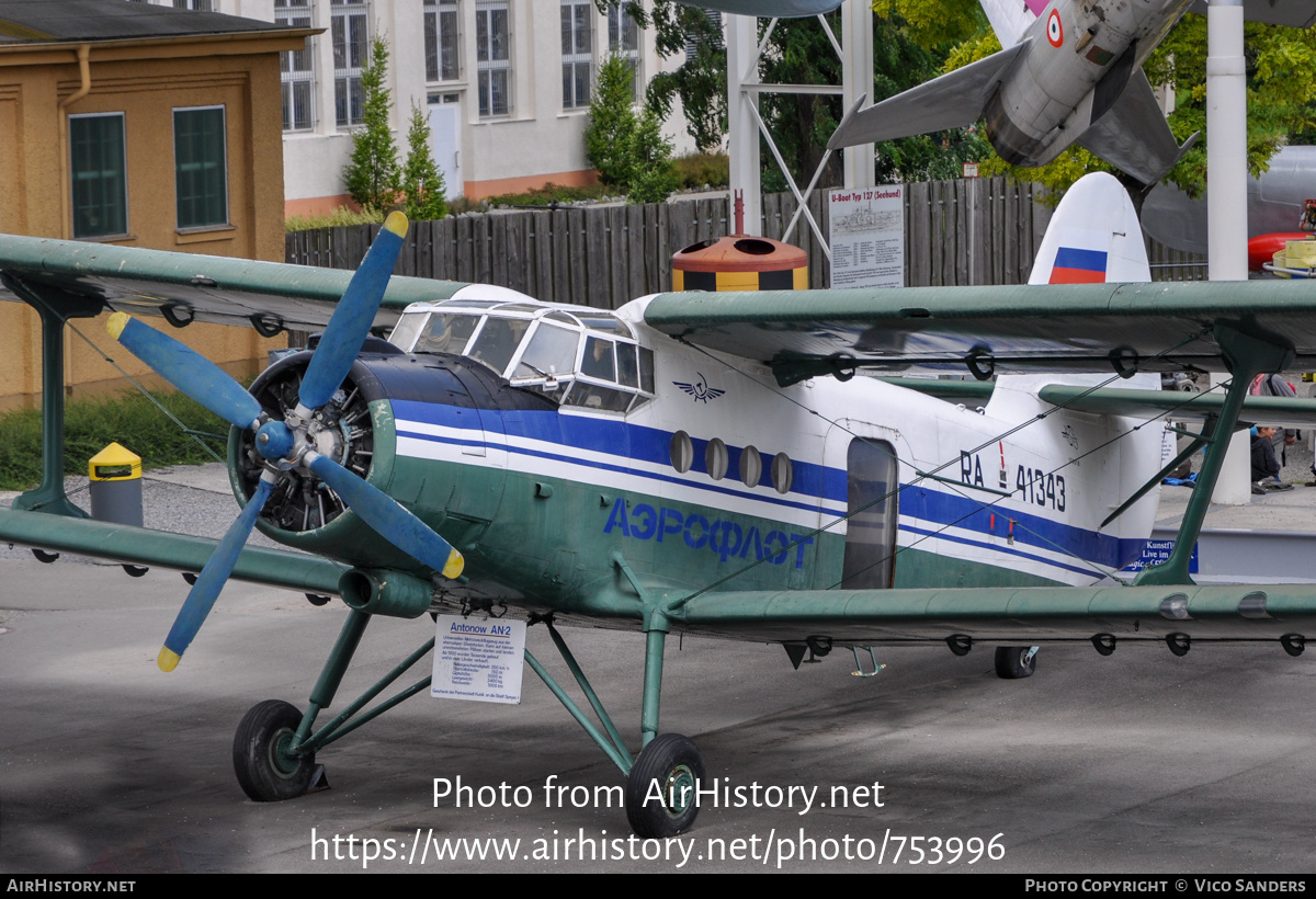 Aircraft Photo of RA-41343 | Antonov An-2TP | Aeroflot | AirHistory.net #753996