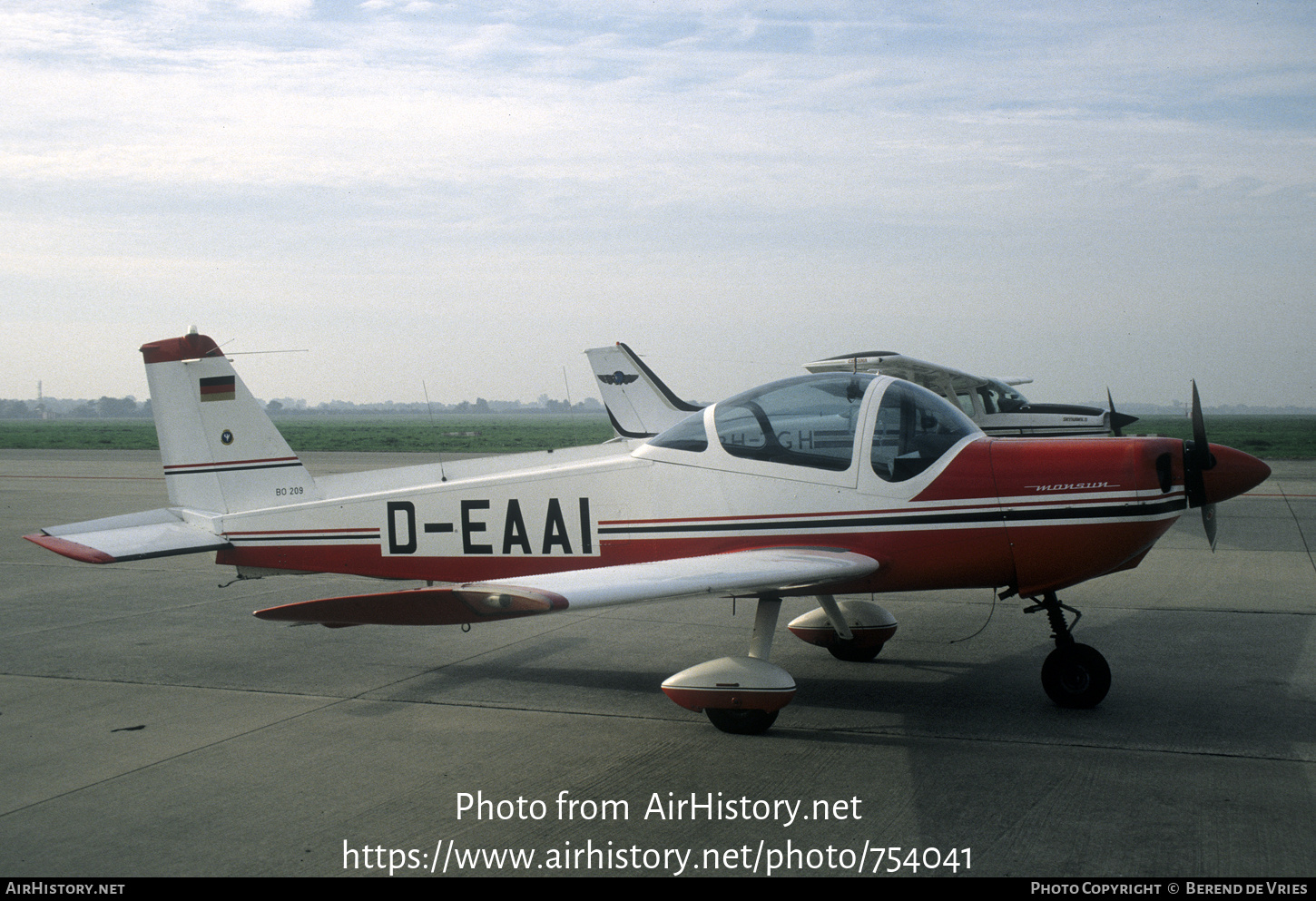 Aircraft Photo of D-EAAI | Bolkow BO-209 Monsun 160RV | AirHistory.net #754041