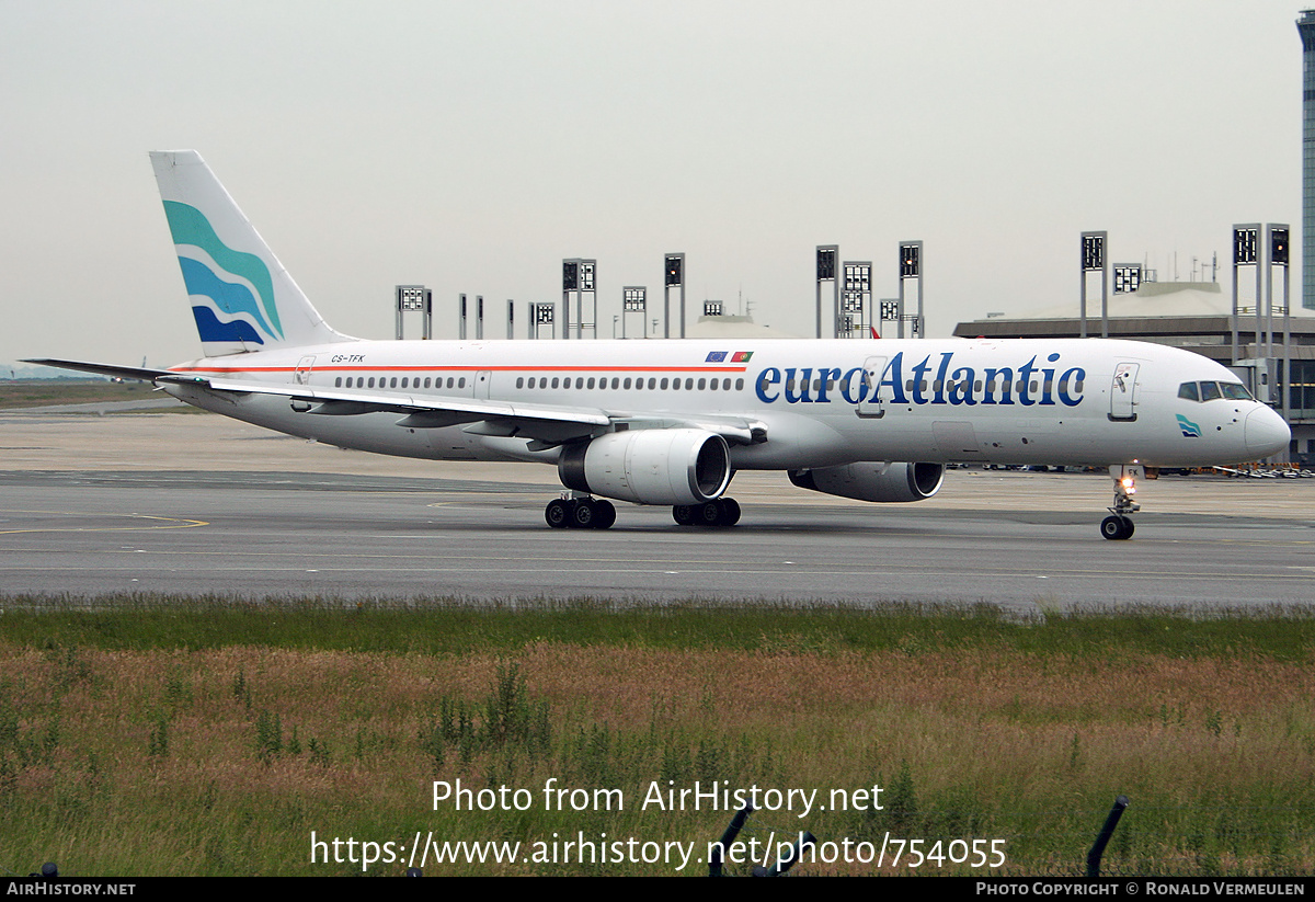 Aircraft Photo of CS-TFK | Boeing 757-2G5 | Euro Atlantic Airways | AirHistory.net #754055