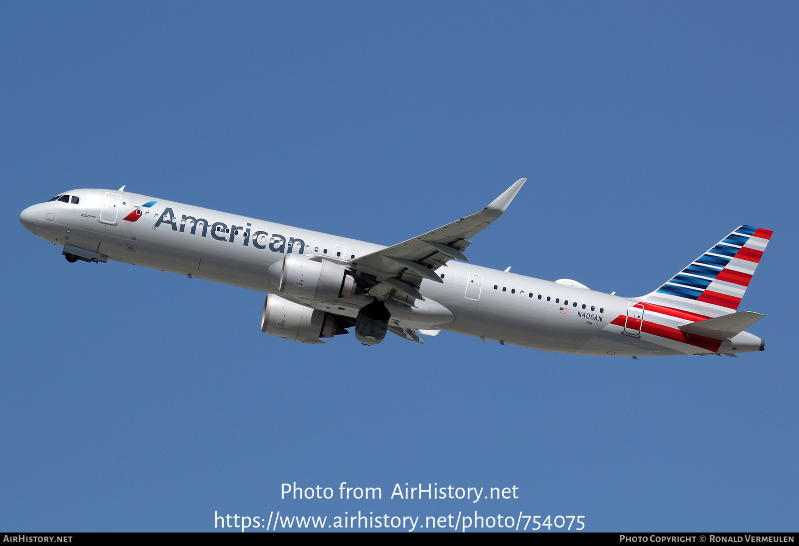 Aircraft Photo of N406AN | Airbus A321-253NX | American Airlines | AirHistory.net #754075