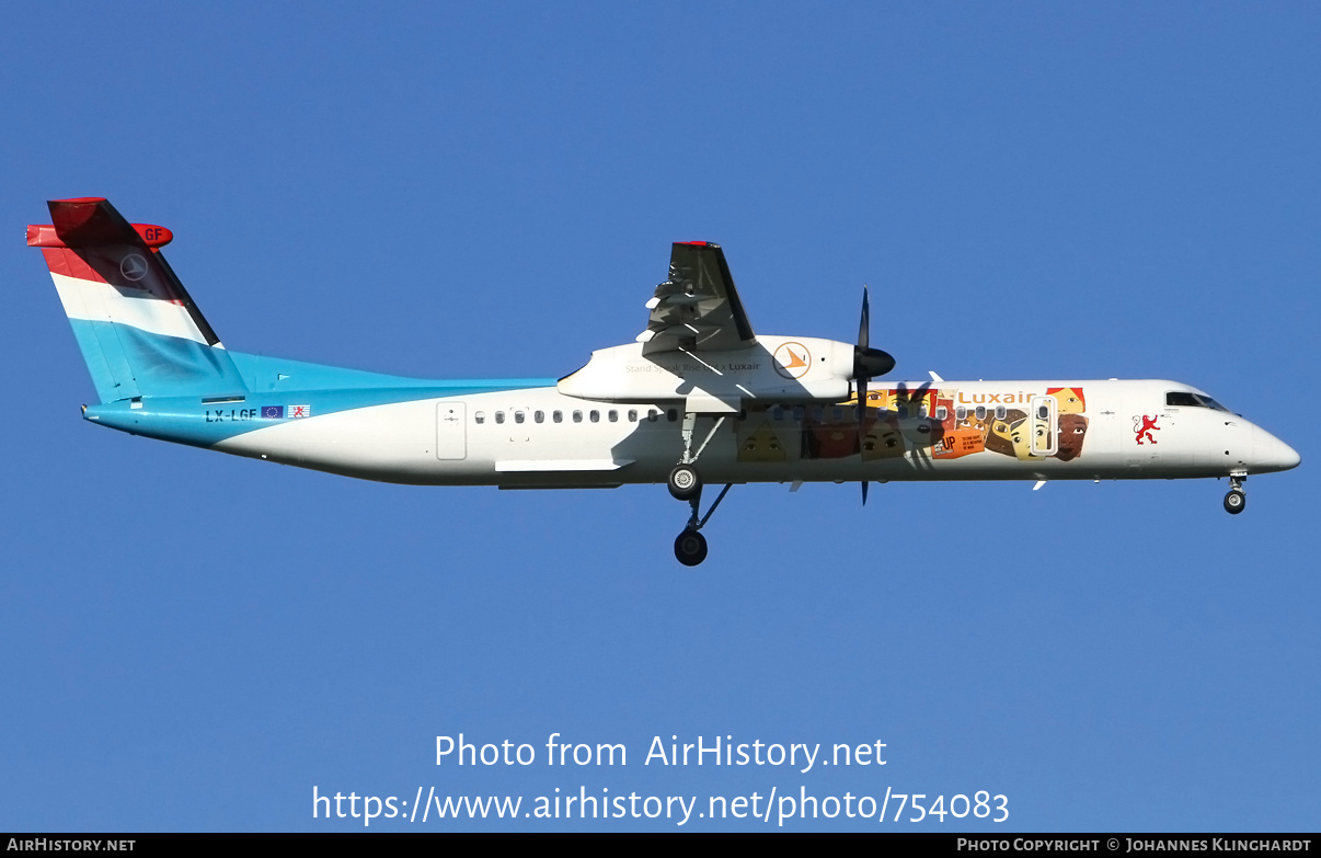 Aircraft Photo of LX-LGF | Bombardier DHC-8-402 Dash 8 | Luxair | AirHistory.net #754083