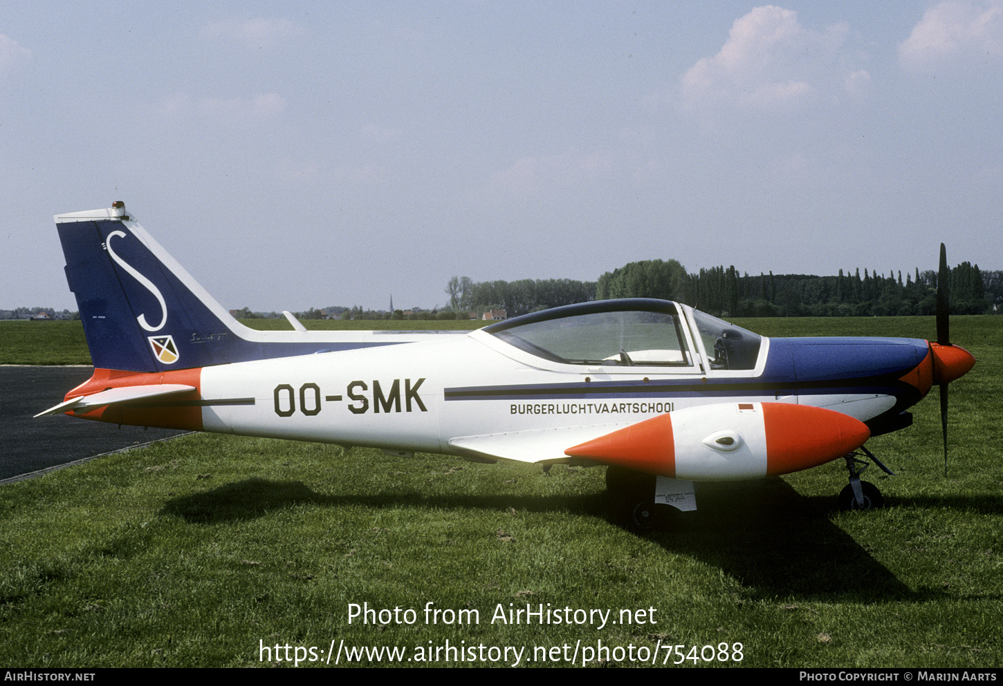 Aircraft Photo of OO-SMK | SIAI-Marchetti SF-260 | Ecole d'Aviation Civile / Burgerluchtvaartschool | AirHistory.net #754088