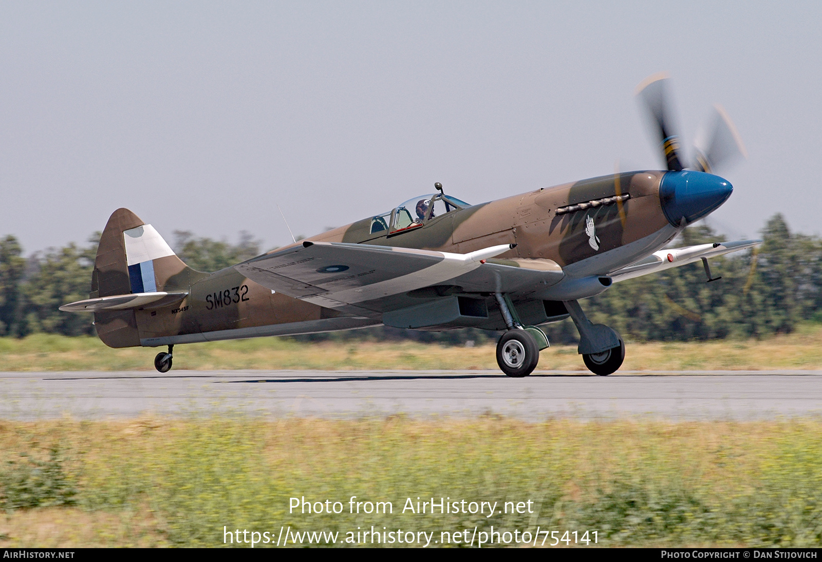 Aircraft Photo of N54SF / SM832 | Supermarine 379 Spitfire F14E | UK - Air Force | AirHistory.net #754141