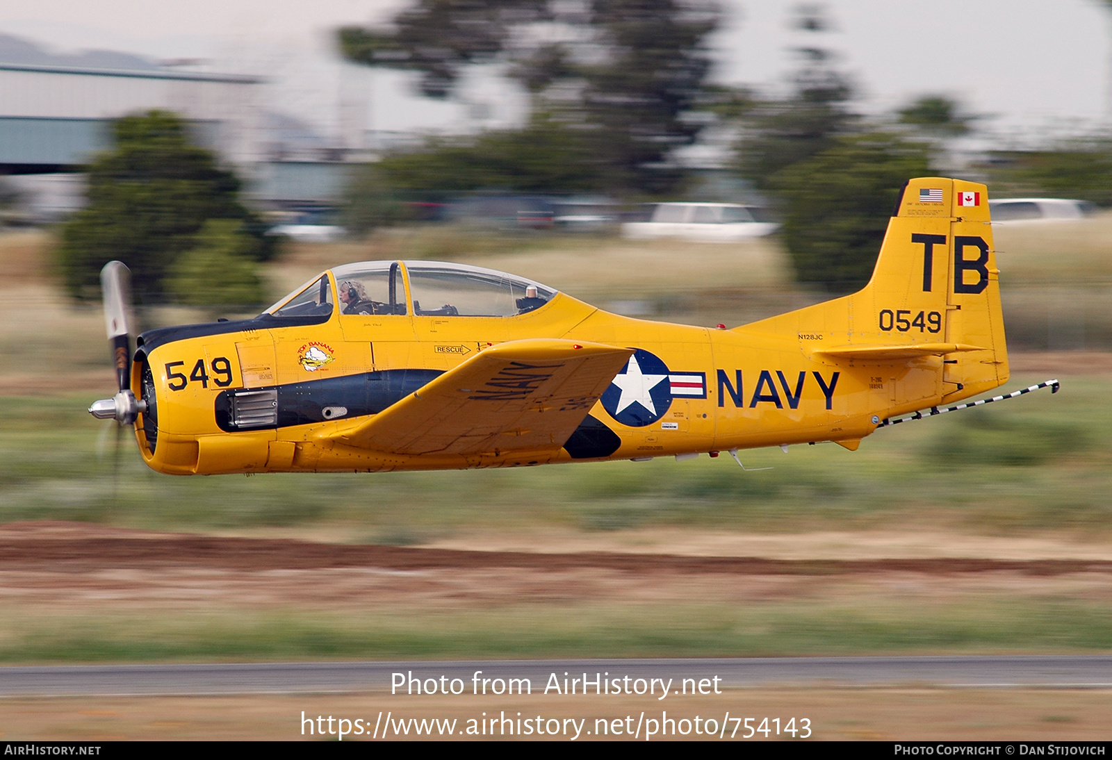 Aircraft Photo of N128JC / 140549 | North American T-28C Trojan | USA - Navy | AirHistory.net #754143