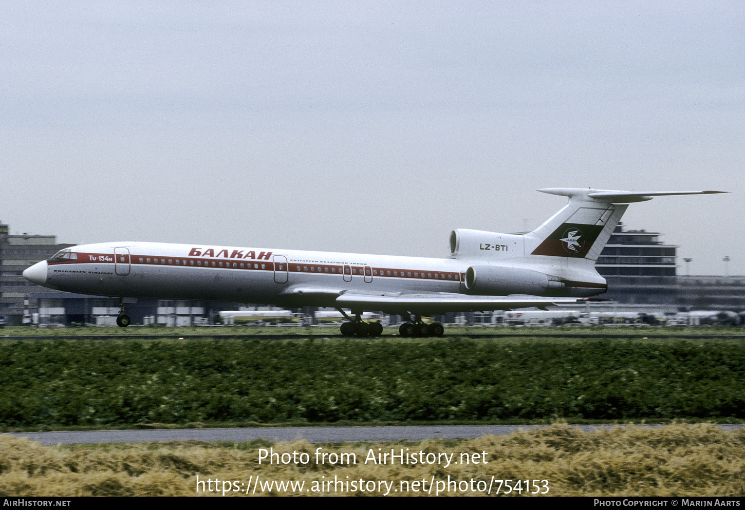 Aircraft Photo of LZ-BTI | Tupolev Tu-154M | Balkan - Bulgarian Airlines | AirHistory.net #754153