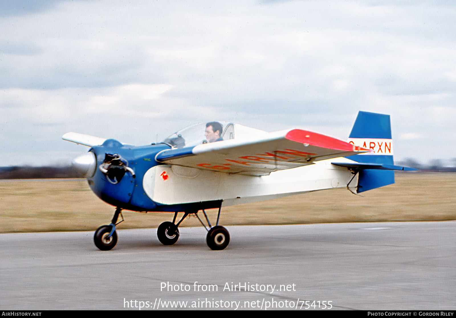 Aircraft Photo of G-ARXN | Tipsy T-66 Nipper Mk II | AirHistory.net #754155