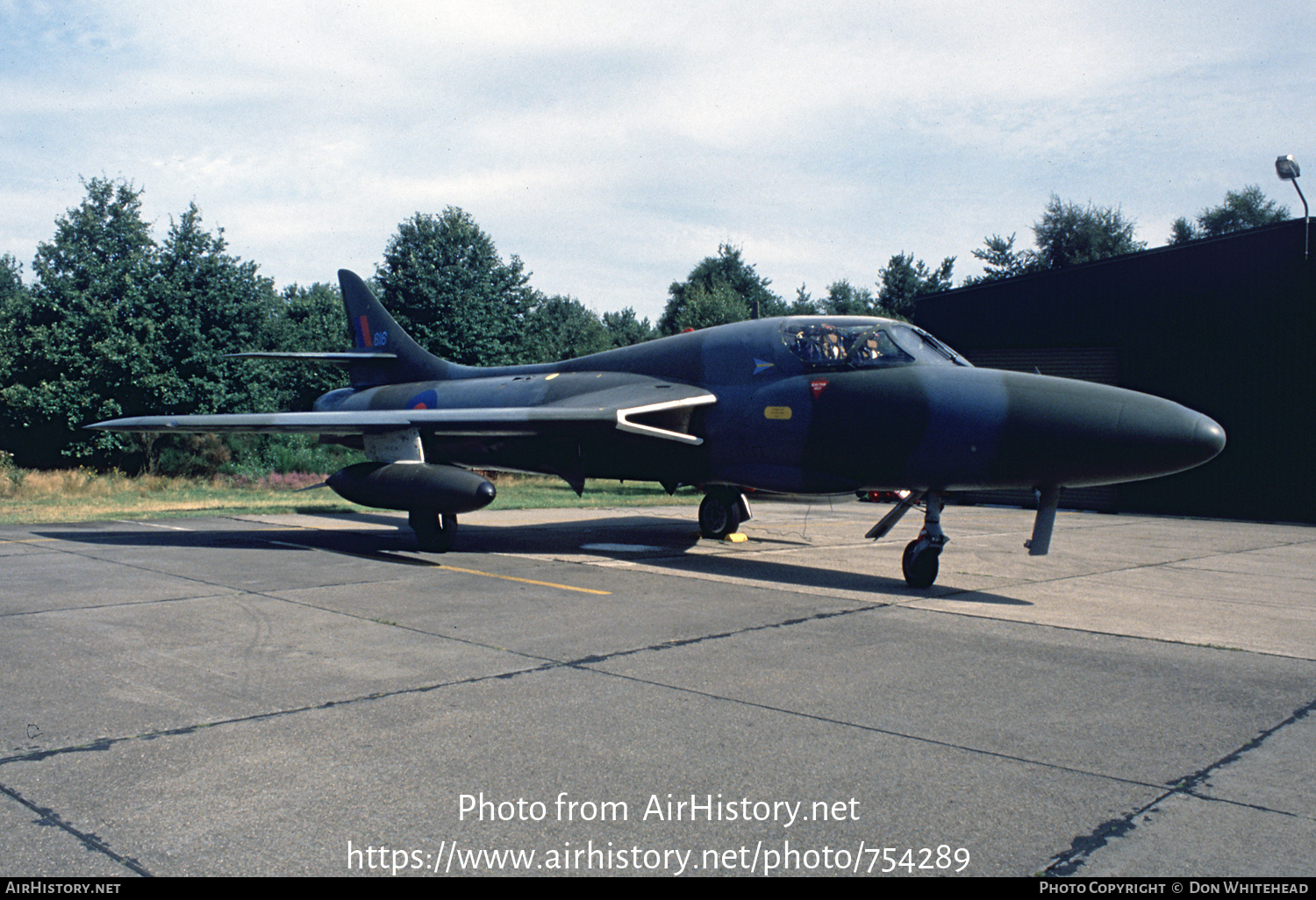 Aircraft Photo of XL616 | Hawker Hunter T7 | UK - Air Force | AirHistory.net #754289