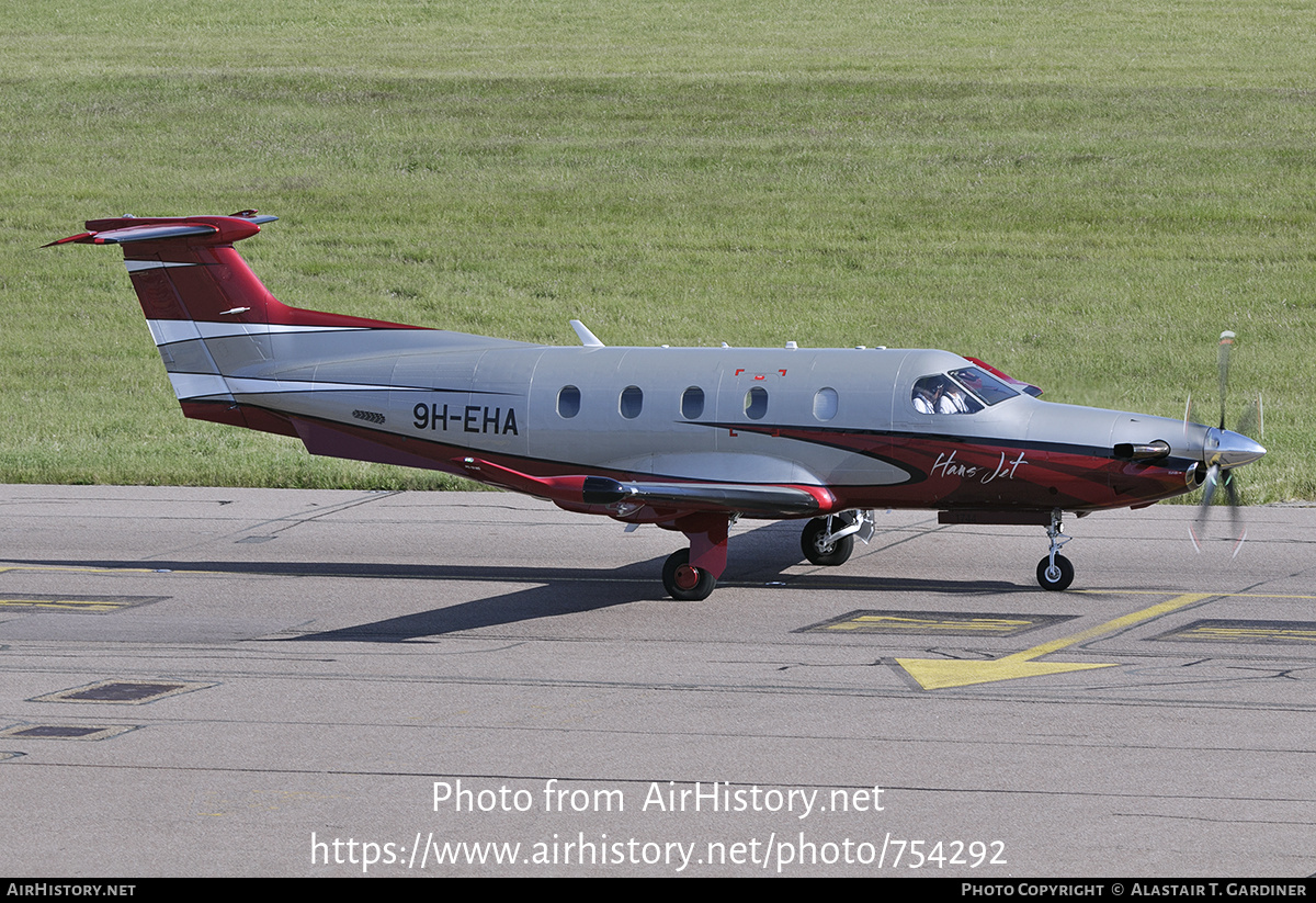 Aircraft Photo of 9H-EHA | Pilatus PC-12NG (PC-12/47E) | Hans Jet | AirHistory.net #754292