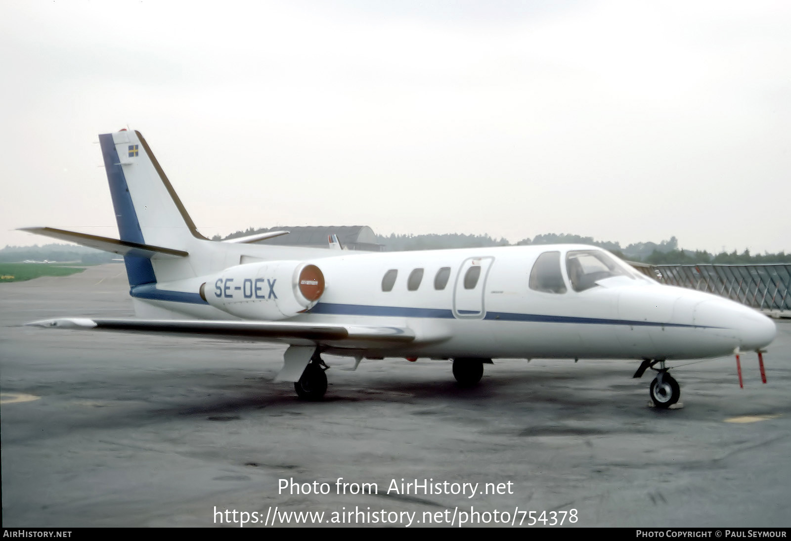 Aircraft Photo of SE-DEX | Cessna 500 Citation | AirHistory.net #754378