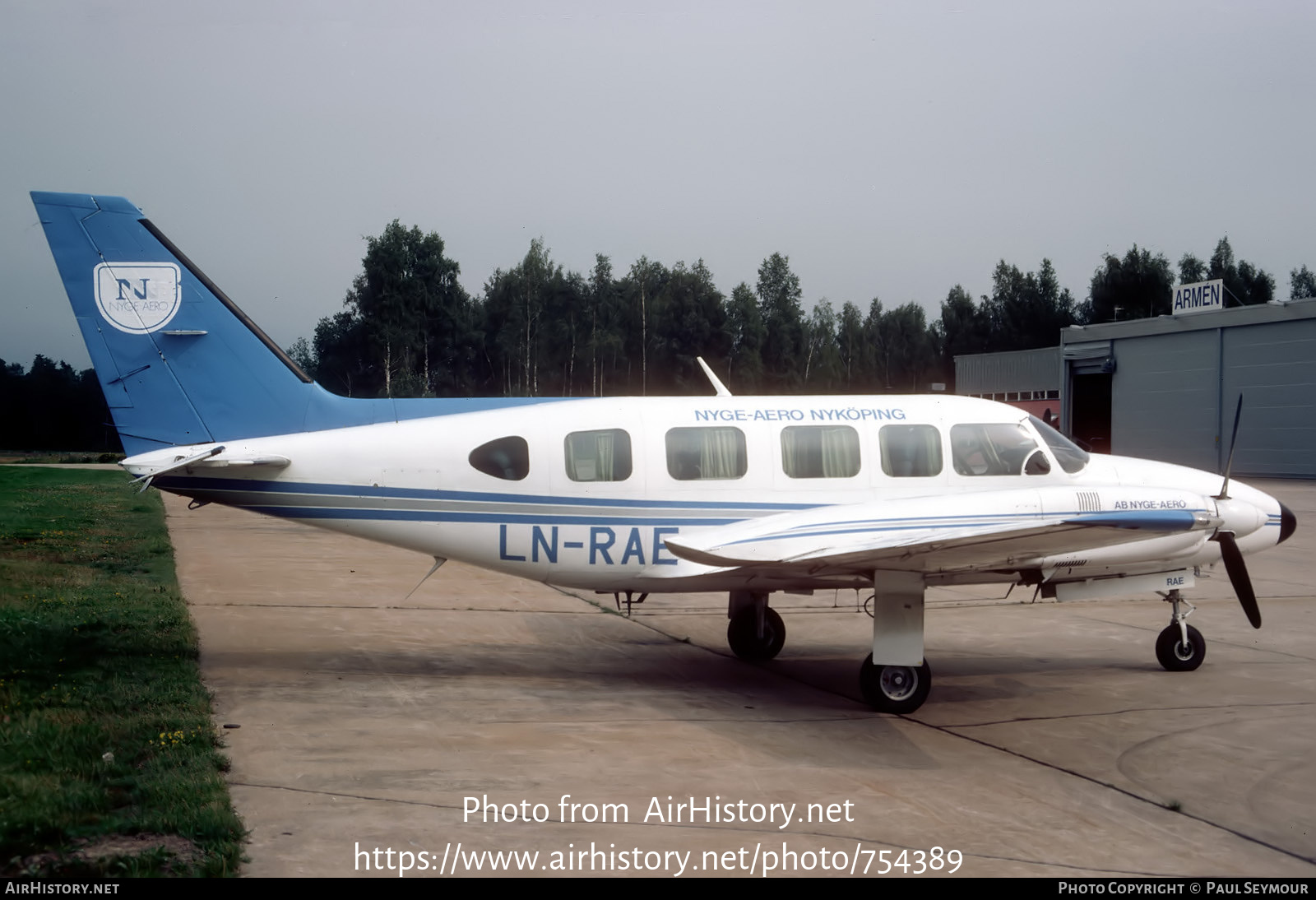 Aircraft Photo of LN-RAE | Piper PA-31-350 Navajo Chieftain | Nyge-Aero | AirHistory.net #754389