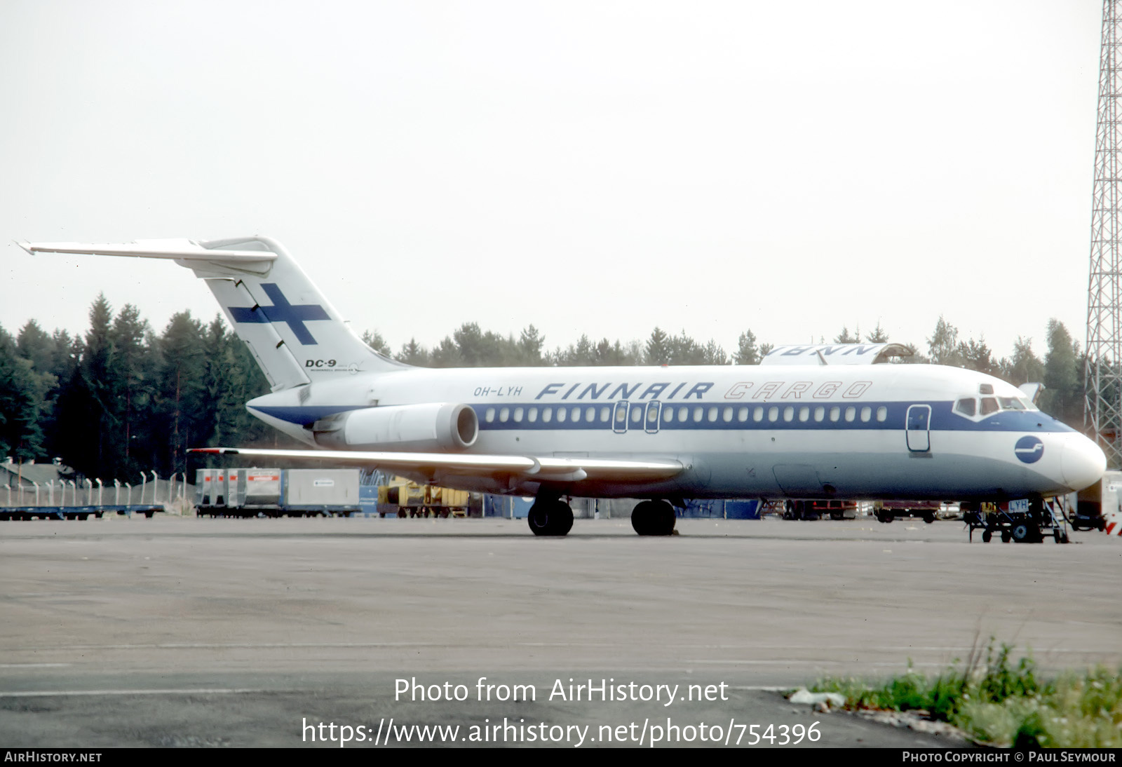 Aircraft Photo of OH-LYH | McDonnell Douglas DC-9-15/F | Finnair Cargo | AirHistory.net #754396