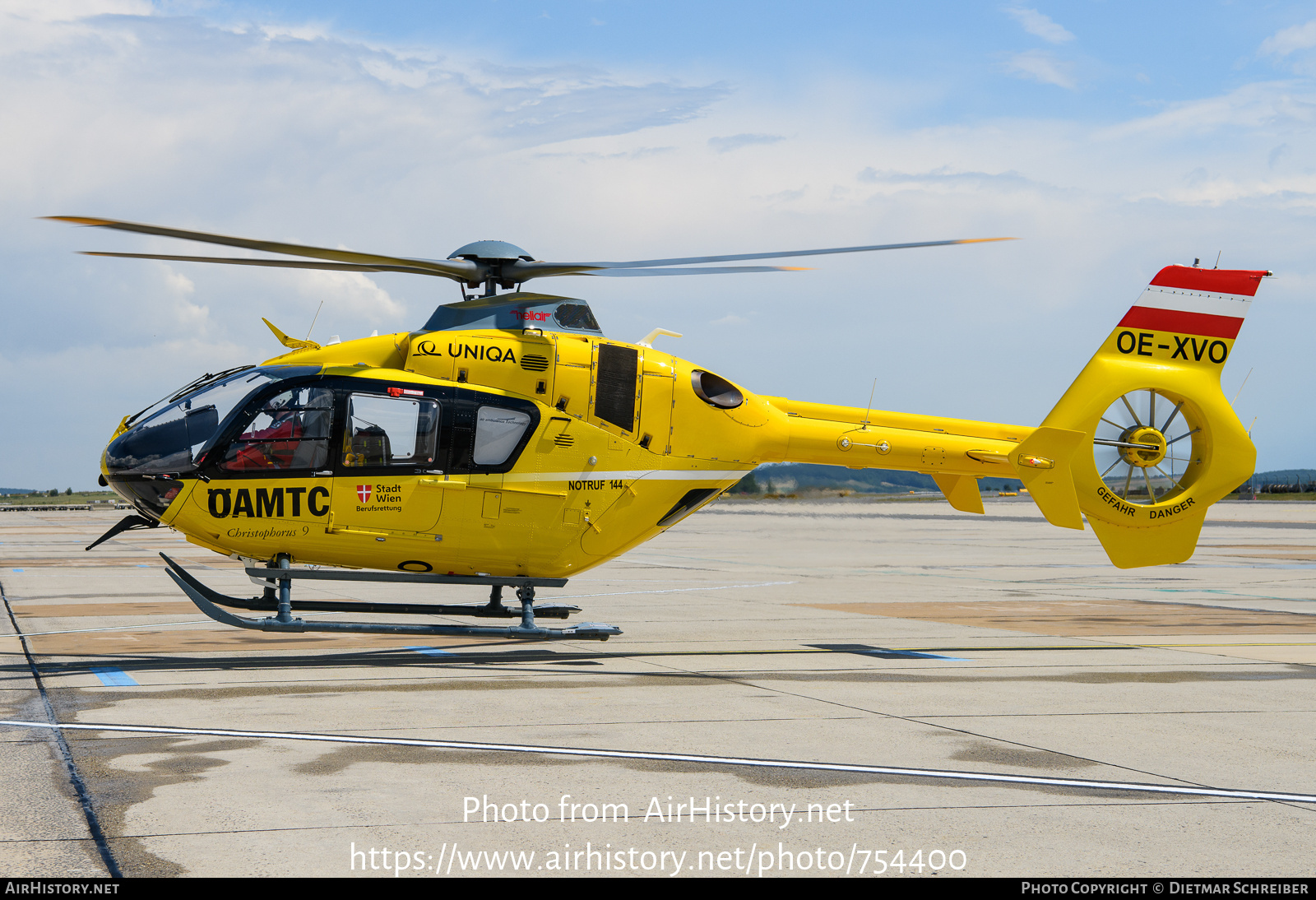 Aircraft Photo of OE-XVO | Eurocopter EC-135T-2 | AirHistory.net #754400