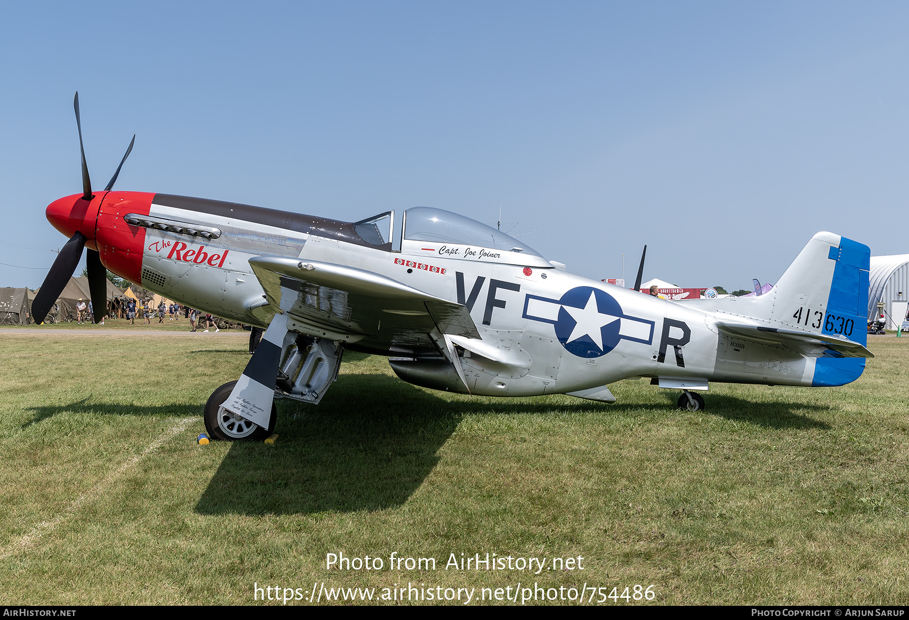 Aircraft Photo of N3BB / 413630 | North American P-51D Mustang | USA - Air Force | AirHistory.net #754486