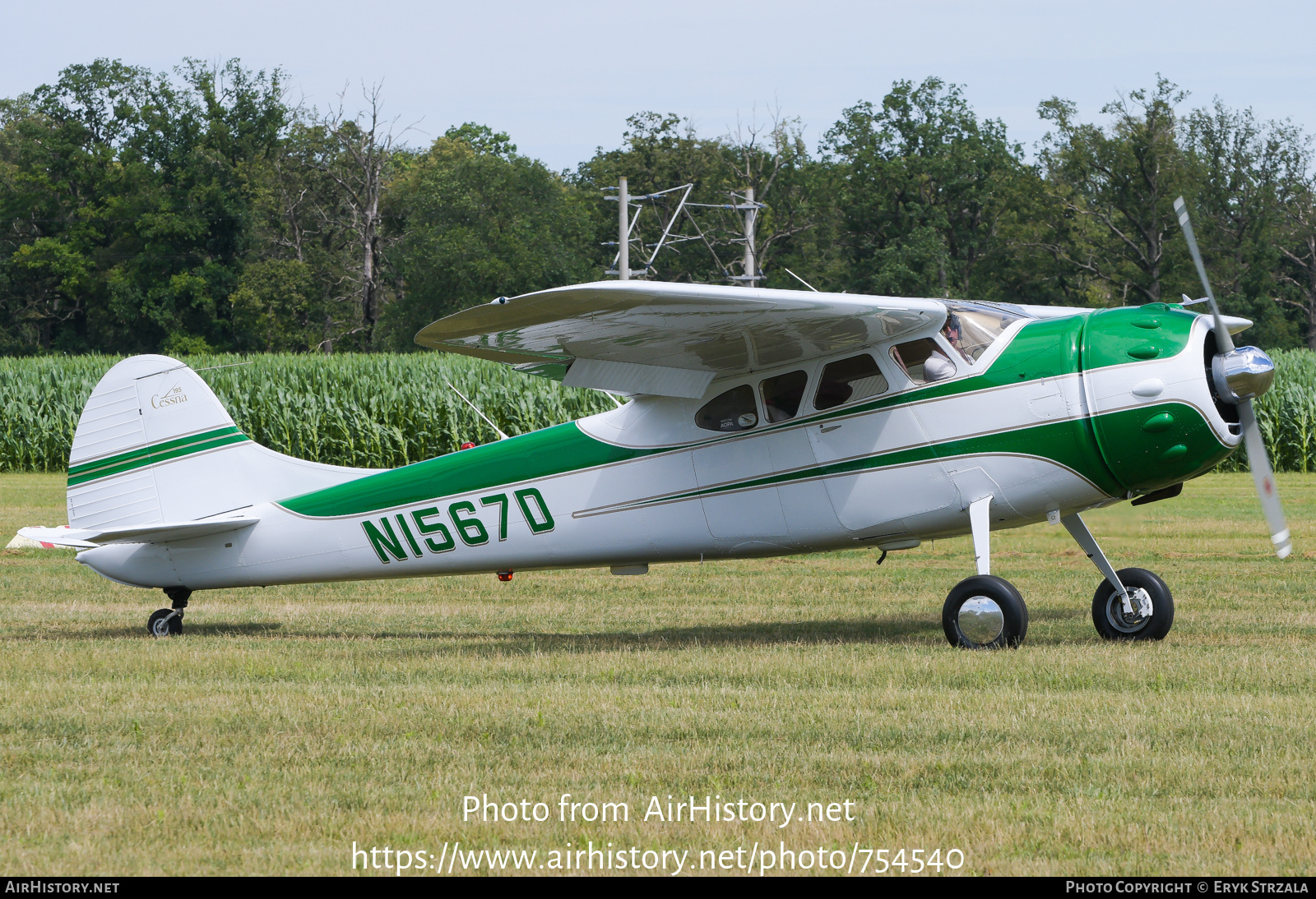 Aircraft Photo of N1567D | Cessna 195A | AirHistory.net #754540