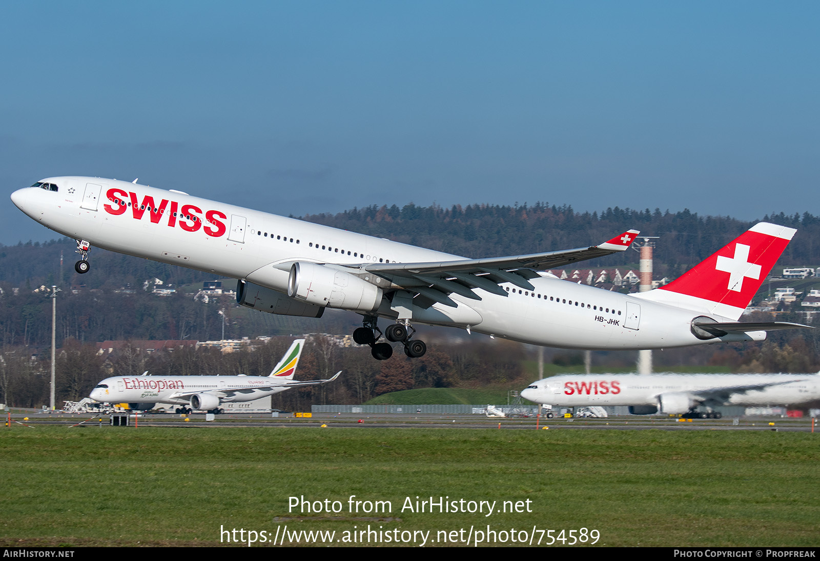 Aircraft Photo of HB-JHK | Airbus A330-343E | Swiss International Air Lines | AirHistory.net #754589