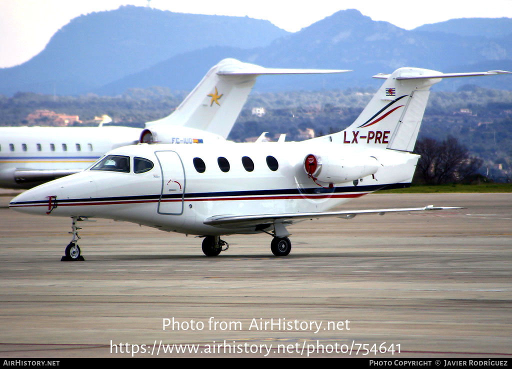 Aircraft Photo of LX-PRE | Raytheon 390 Premier I | AirHistory.net #754641