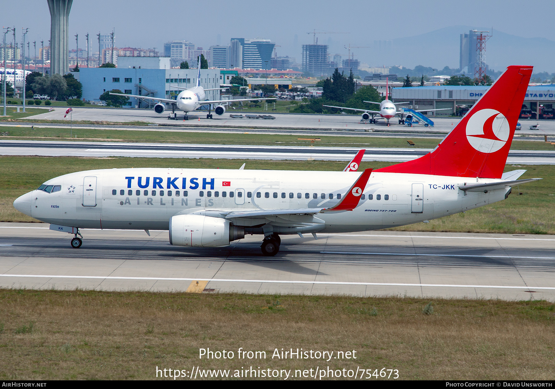 Aircraft Photo of TC-JKK | Boeing 737-752 | Turkish Airlines | AirHistory.net #754673