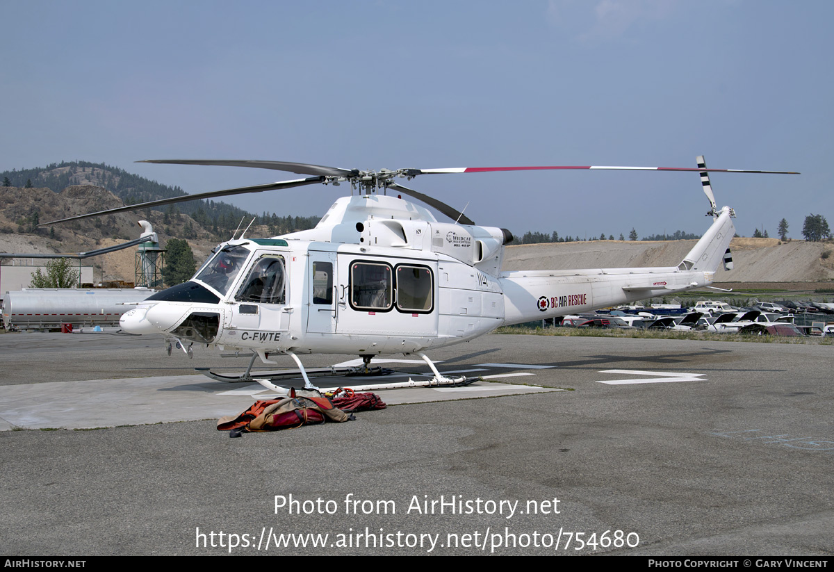 Aircraft Photo of C-FWTE | Bell 412EP | Wildcat Helicopters | AirHistory.net #754680