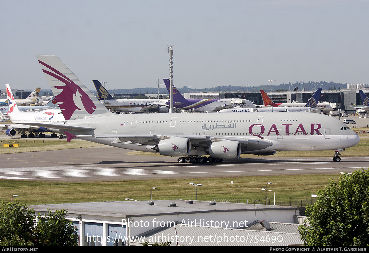 Aircraft Photo of A7-APC | Airbus A380-861 | Qatar Airways | AirHistory.net #754690