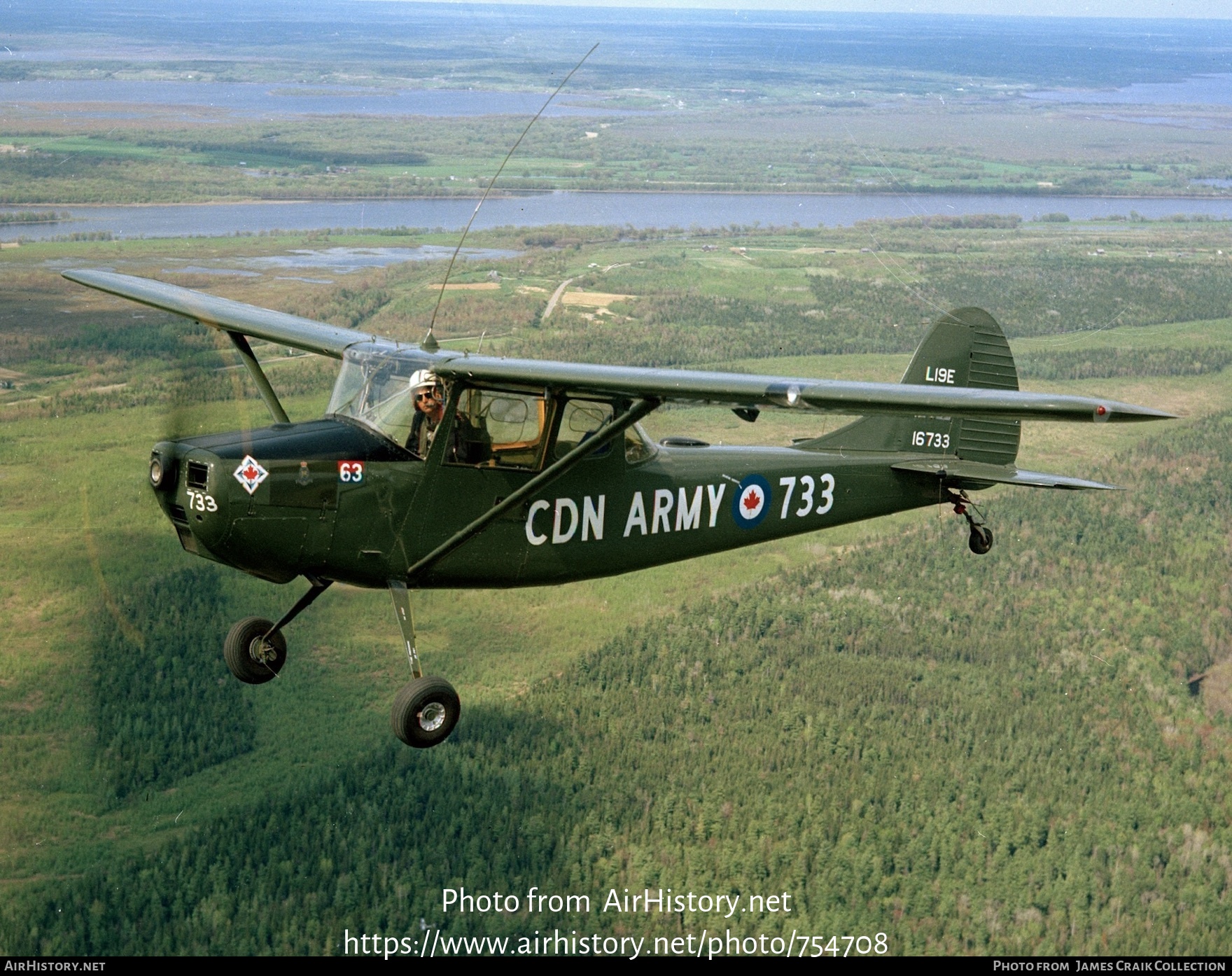 Aircraft Photo of 16733 / 63 | Cessna L-19E Bird Dog | Canada - Army | AirHistory.net #754708