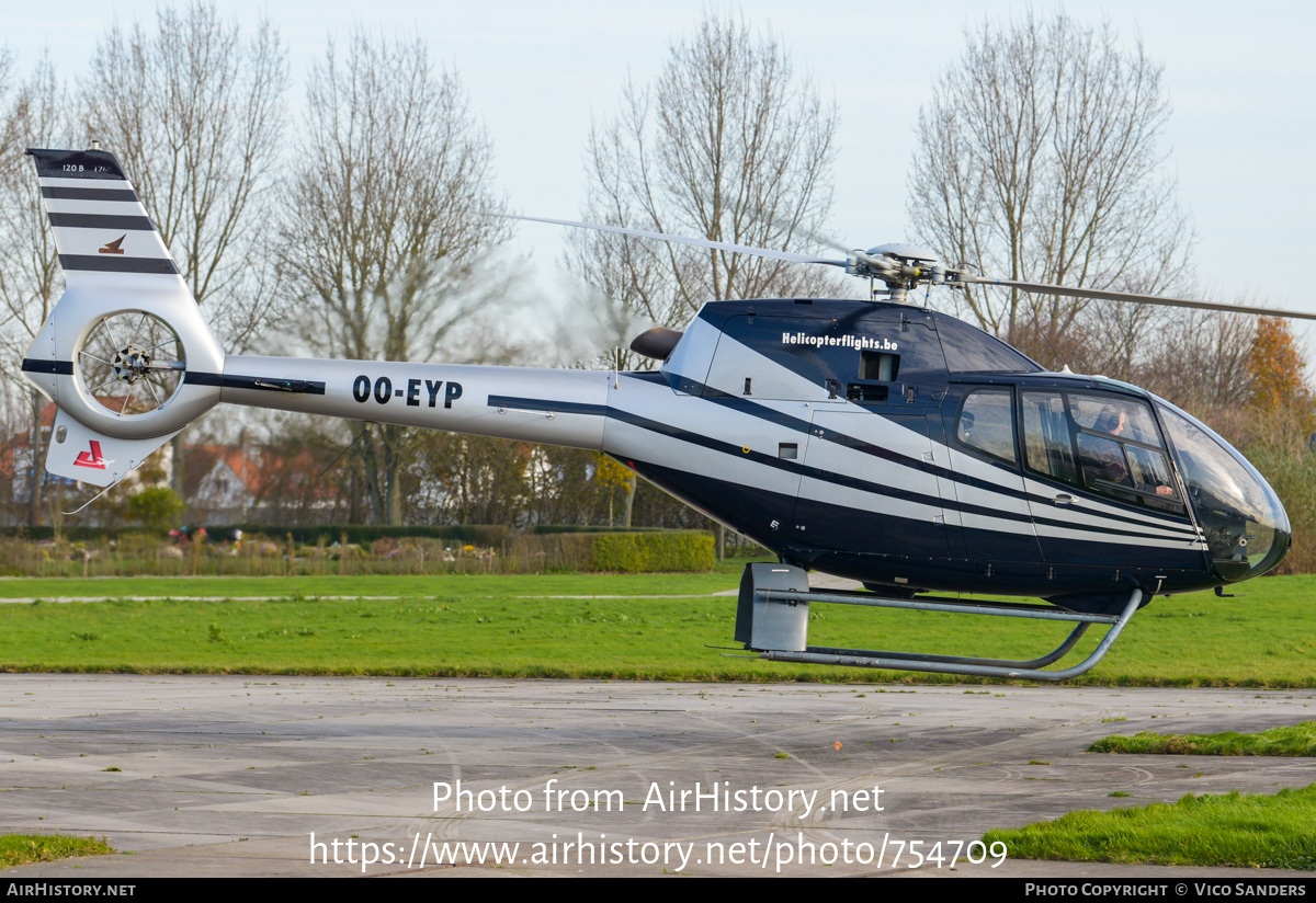 Aircraft Photo of OO-EYP | Eurocopter EC-120B Colibri | Helicopterflights | AirHistory.net #754709