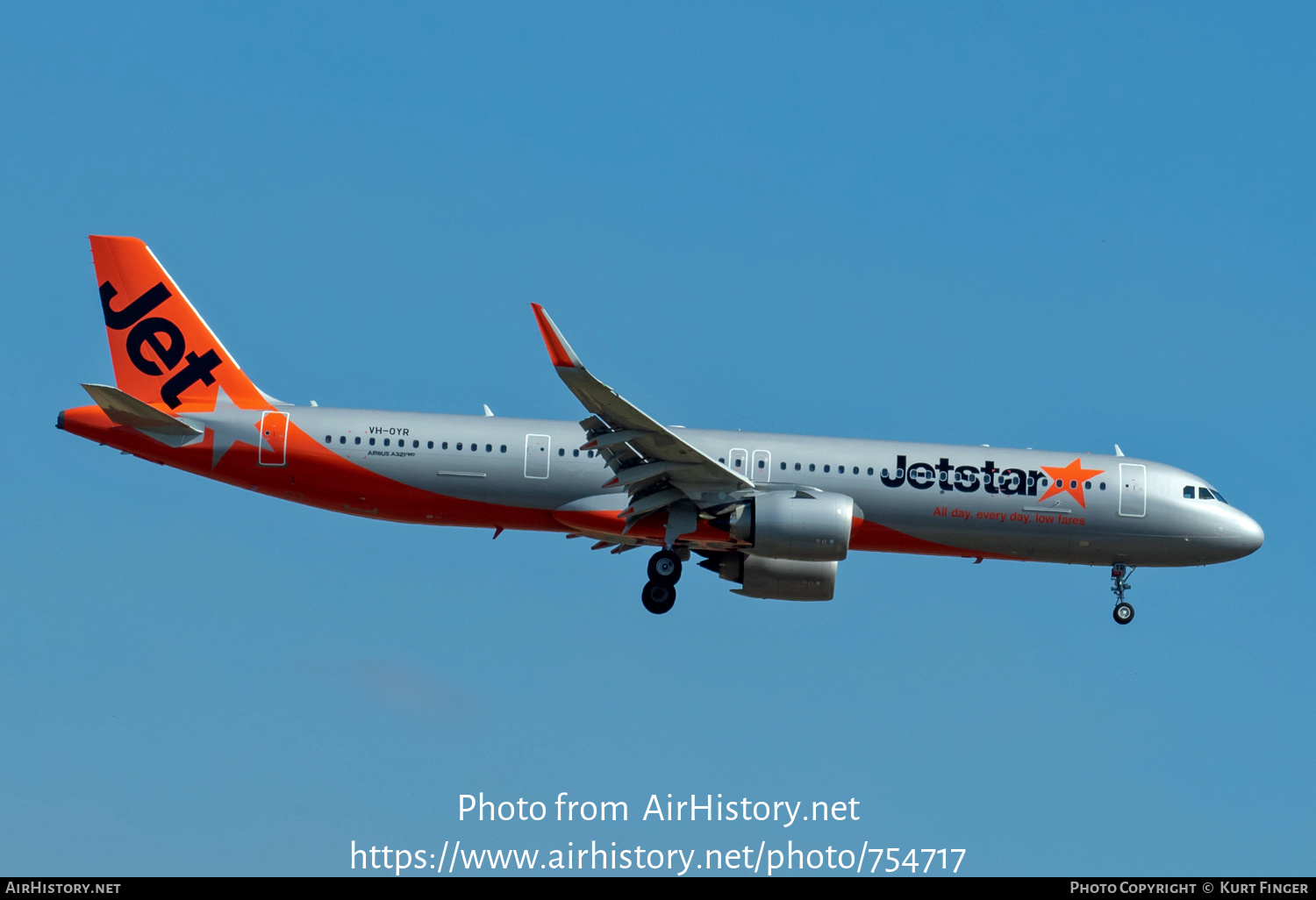 Aircraft Photo of VH-OYR | Airbus A321-251NX | Jetstar Airways | AirHistory.net #754717