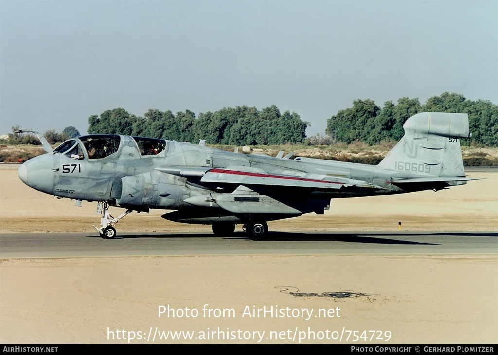 Aircraft Photo of 160609 | Grumman EA-6B Prowler (G-128) | USA - Navy | AirHistory.net #754729