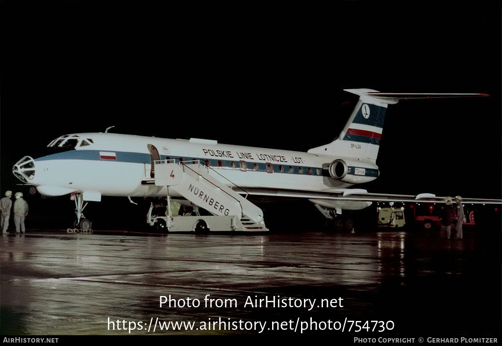 Aircraft Photo of SP-LGA | Tupolev Tu-134 | LOT Polish Airlines - Polskie Linie Lotnicze | AirHistory.net #754730