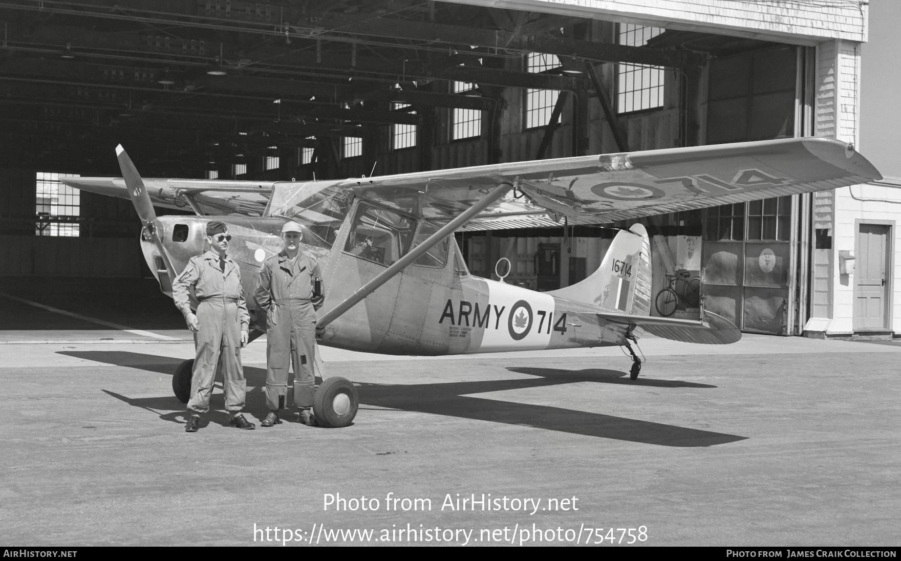 Aircraft Photo of 16714 | Cessna L-19A Bird Dog | Canada - Army | AirHistory.net #754758