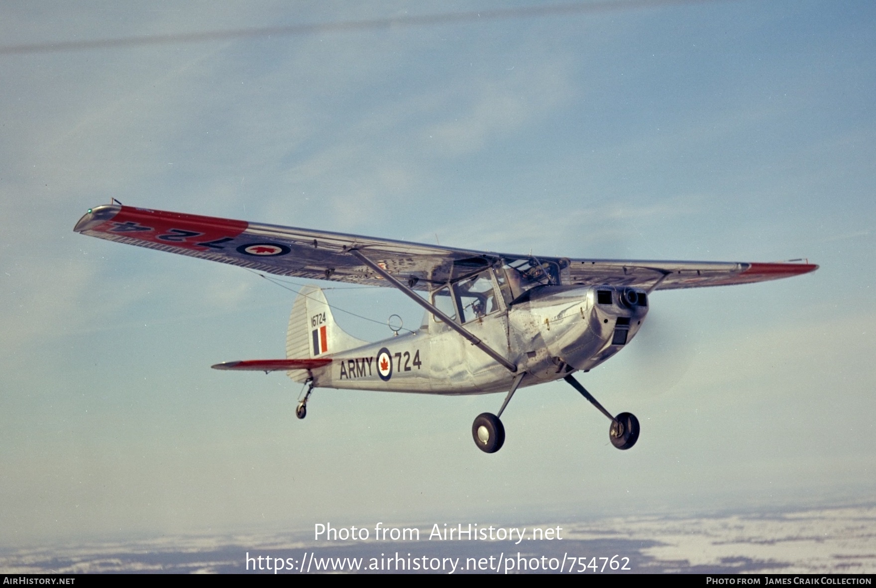 Aircraft Photo of 16724 | Cessna L-19E Bird Dog | Canada - Army | AirHistory.net #754762