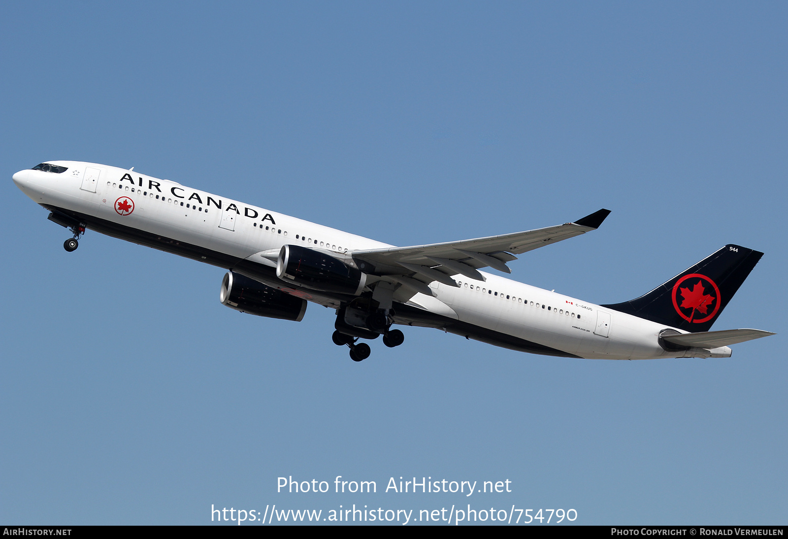 Aircraft Photo of C-GKUG | Airbus A330-343 | Air Canada | AirHistory.net #754790