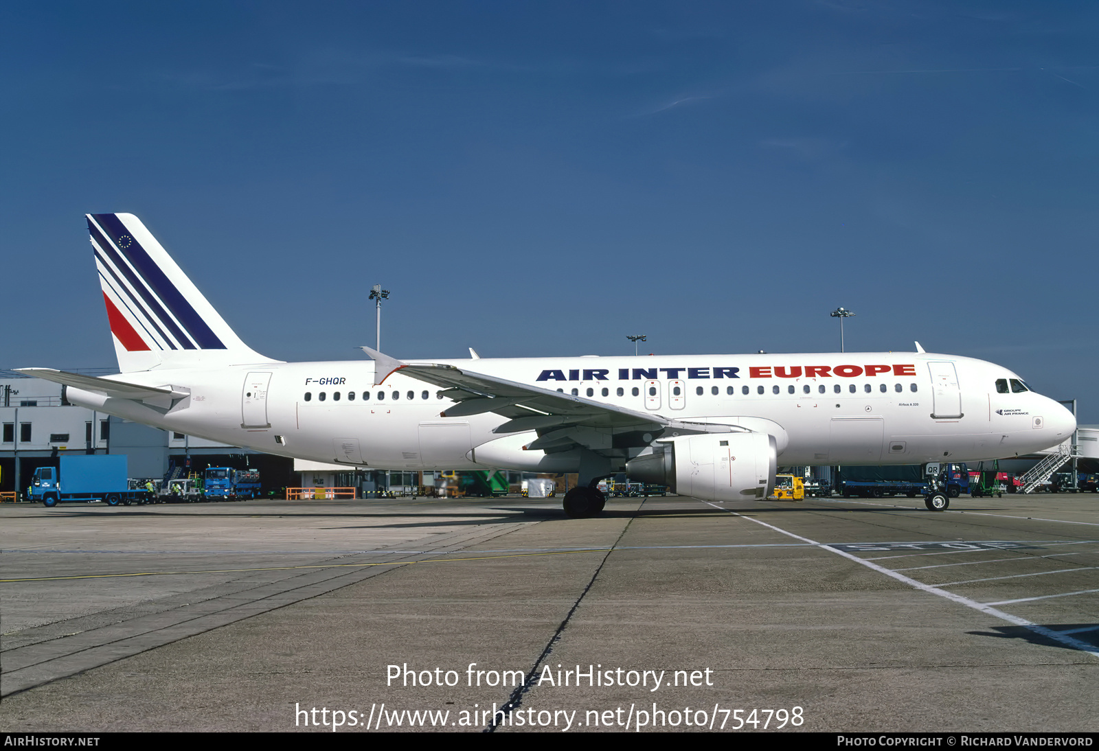 Aircraft Photo of F-GHQR | Airbus A320-211 | Air Inter Europe | AirHistory.net #754798