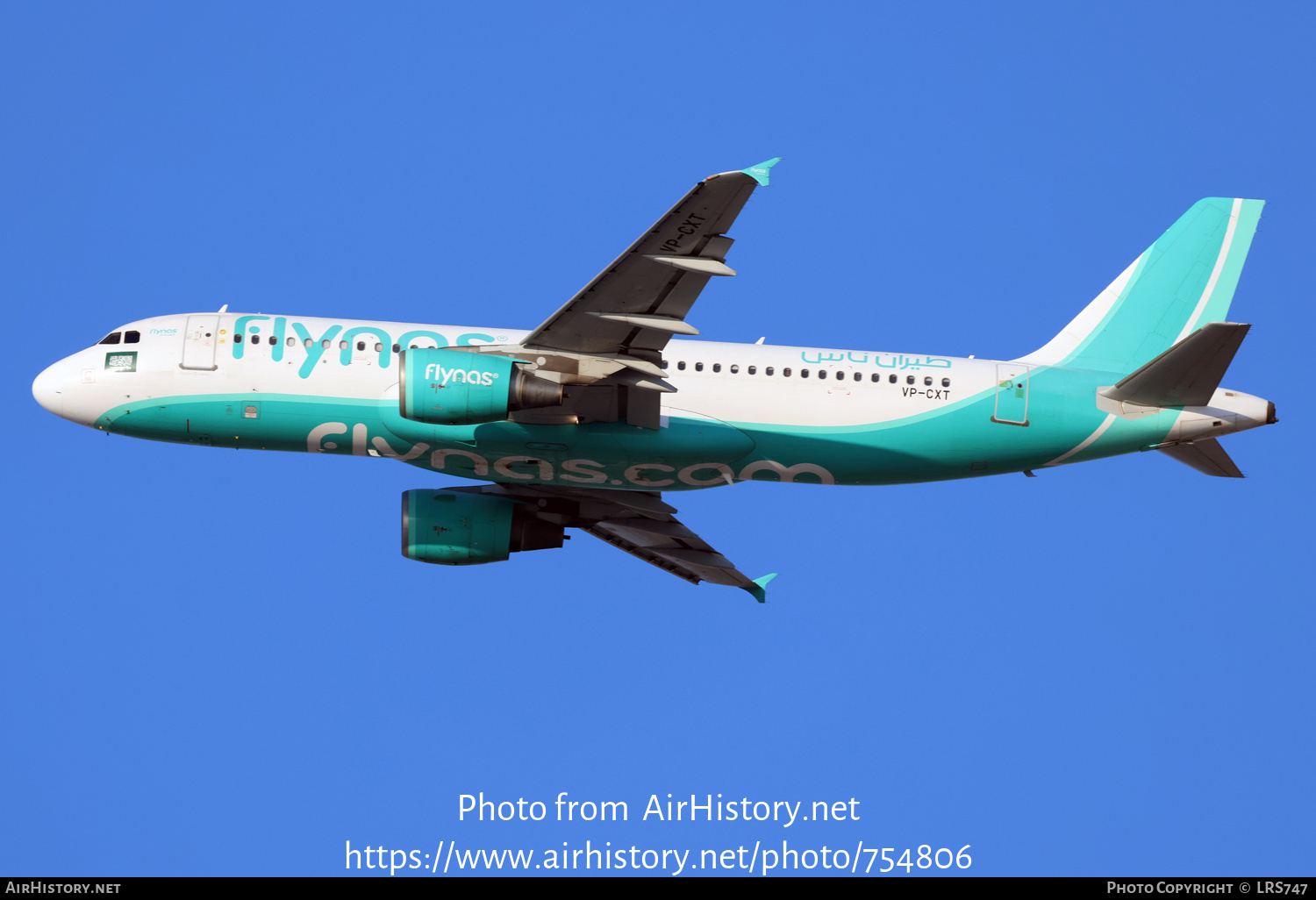 Aircraft Photo of VP-CXT | Airbus A320-214 | Flynas | AirHistory.net #754806