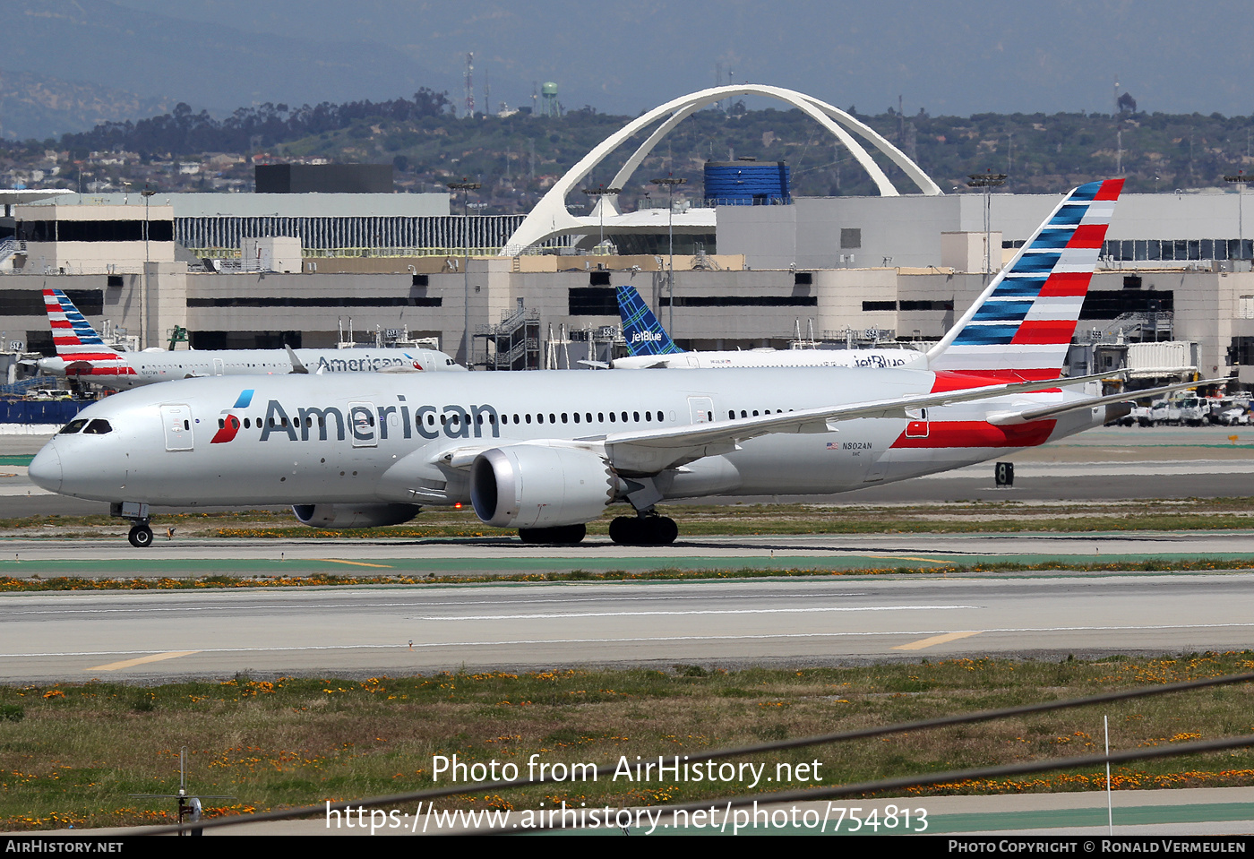 Aircraft Photo of N802AN | Boeing 787-8 Dreamliner | American Airlines | AirHistory.net #754813