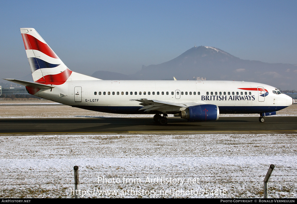 Aircraft Photo of G-LGTF | Boeing 737-382 | British Airways | AirHistory.net #754818