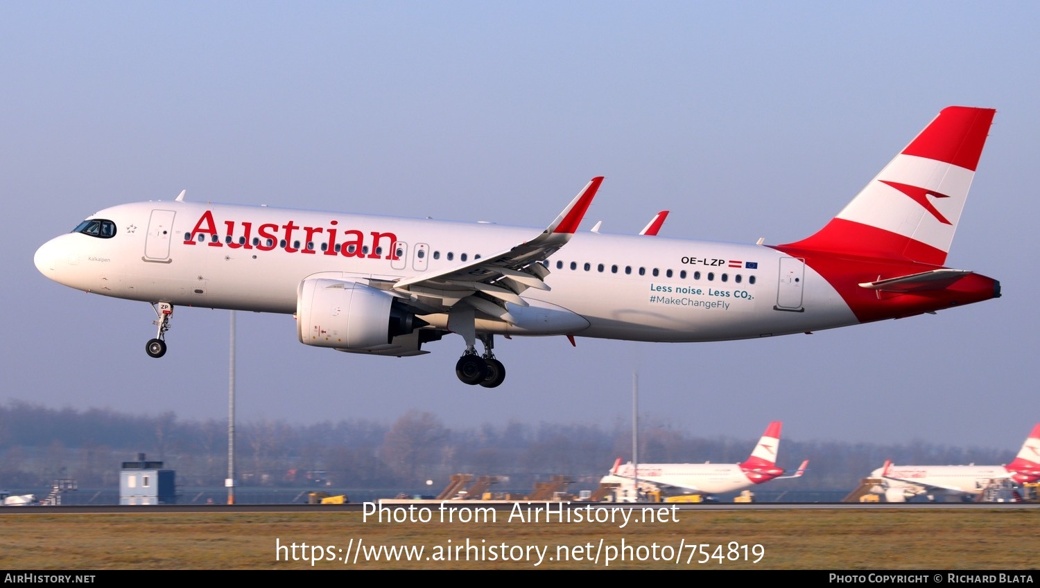 Aircraft Photo of OE-LZP | Airbus A320-271N | Austrian Airlines | AirHistory.net #754819