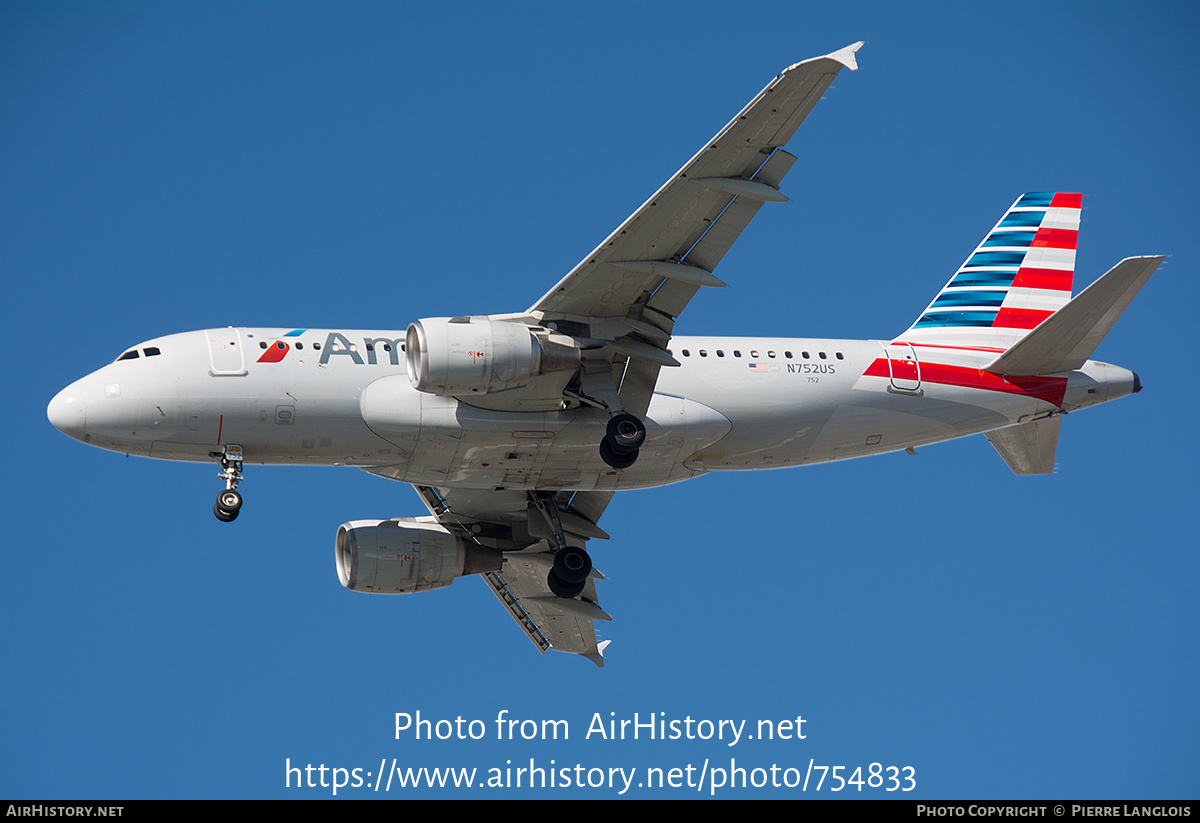 Aircraft Photo of N752US | Airbus A319-112 | American Airlines | AirHistory.net #754833