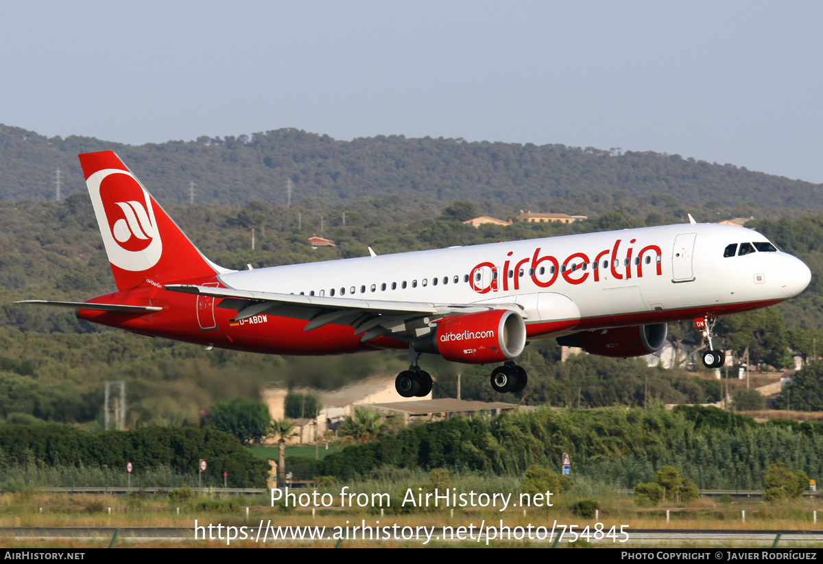 Aircraft Photo of D-ABDW | Airbus A320-214 | Air Berlin | AirHistory.net #754845