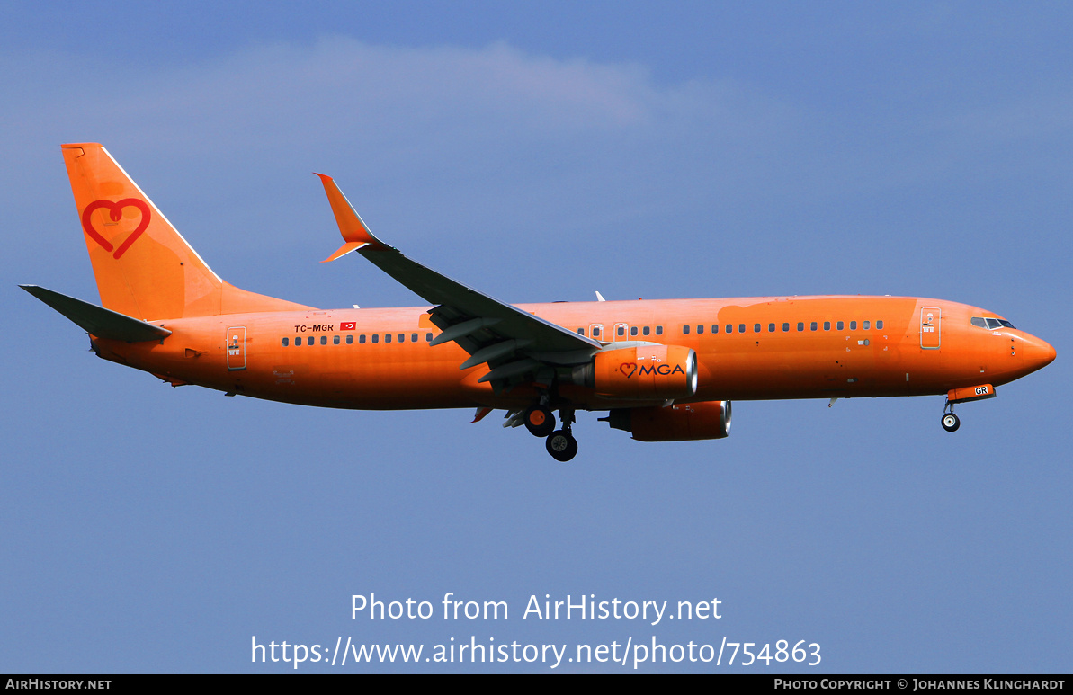 Aircraft Photo of TC-MGR | Boeing 737-85F | MGA - Mavi Gok Aviation | AirHistory.net #754863