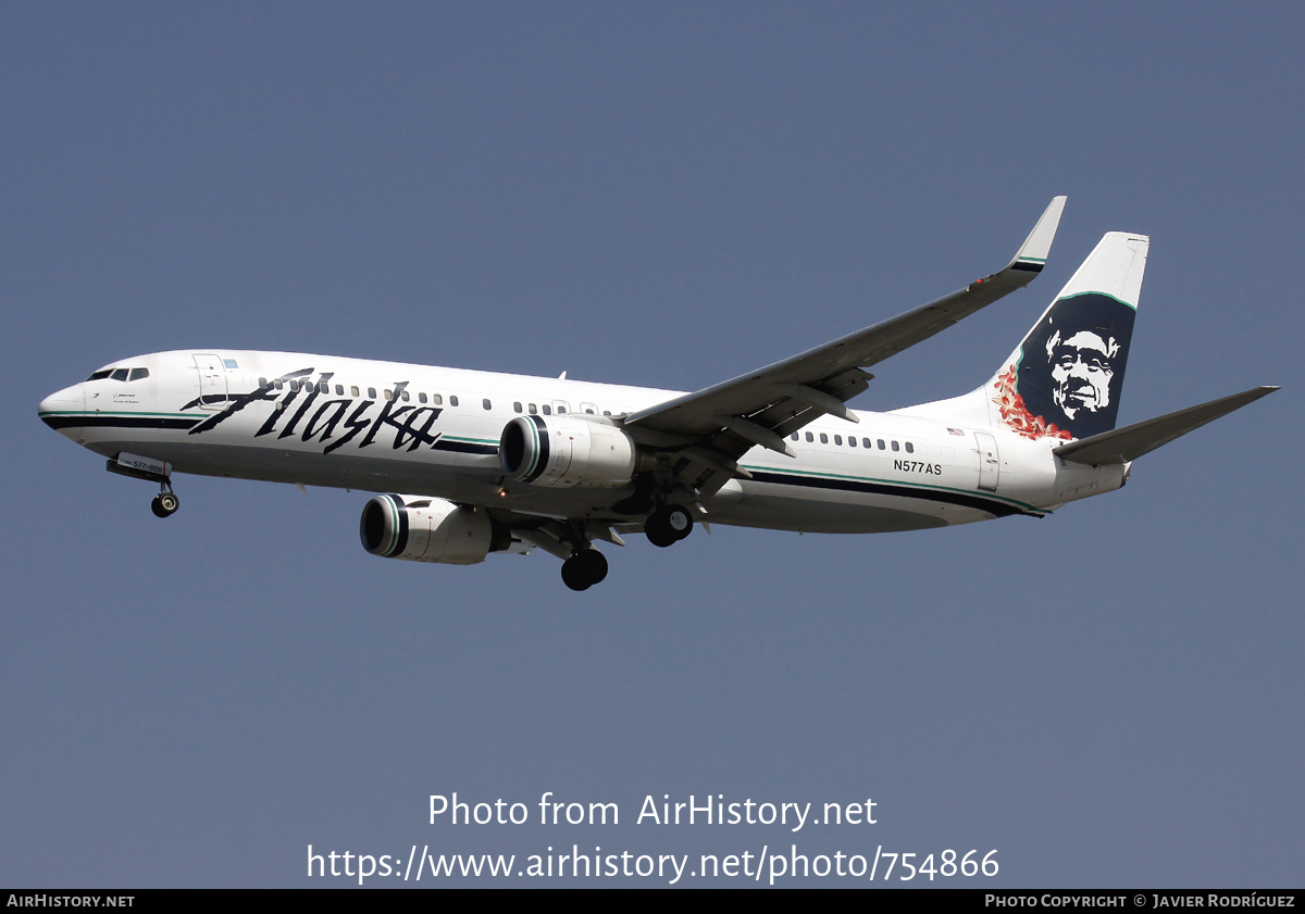 Aircraft Photo of N577AS | Boeing 737-890 | Alaska Airlines | AirHistory.net #754866