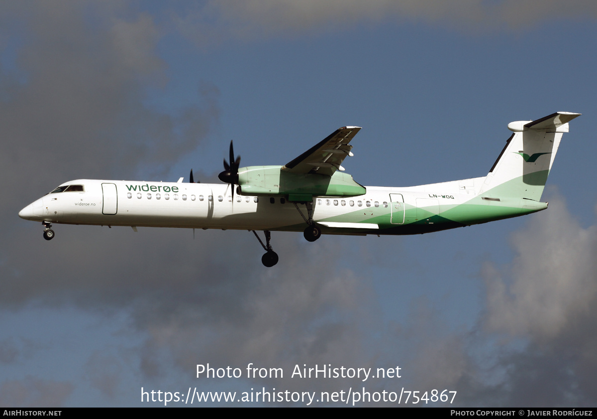 Aircraft Photo of LN-WDG | Bombardier DHC-8-402 Dash 8 | Widerøe | AirHistory.net #754867