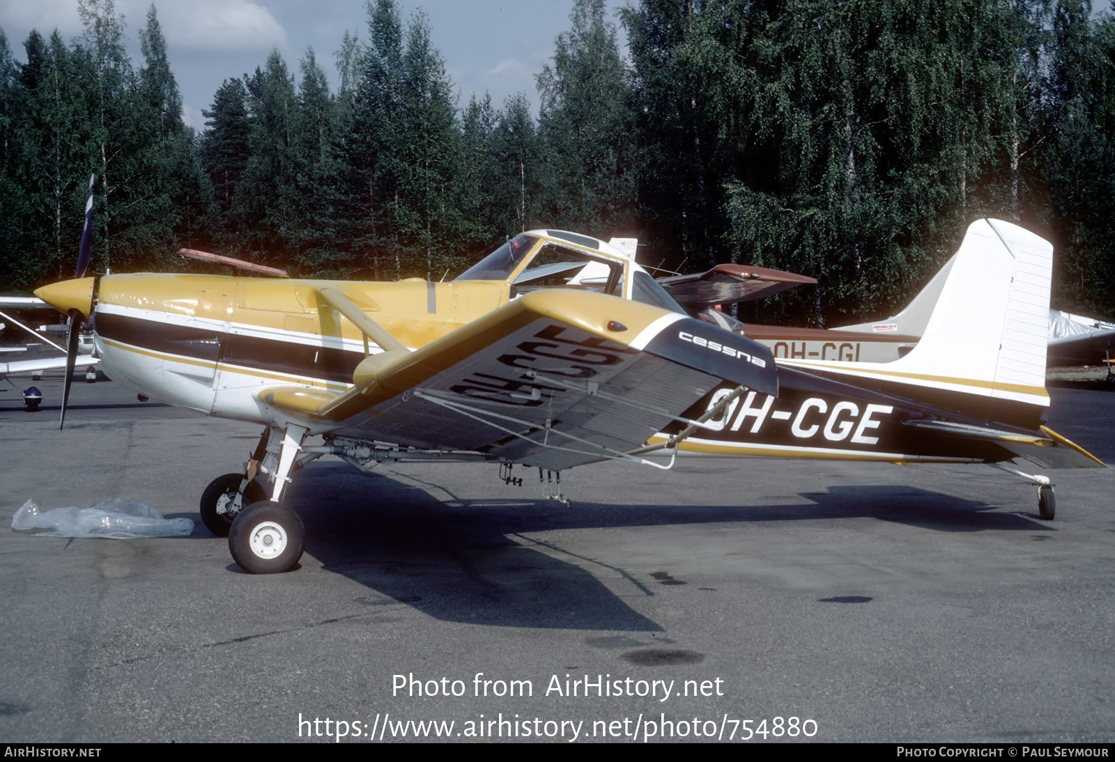 Aircraft Photo of OH-CGE | Cessna A188B AgWagon | AirHistory.net #754880