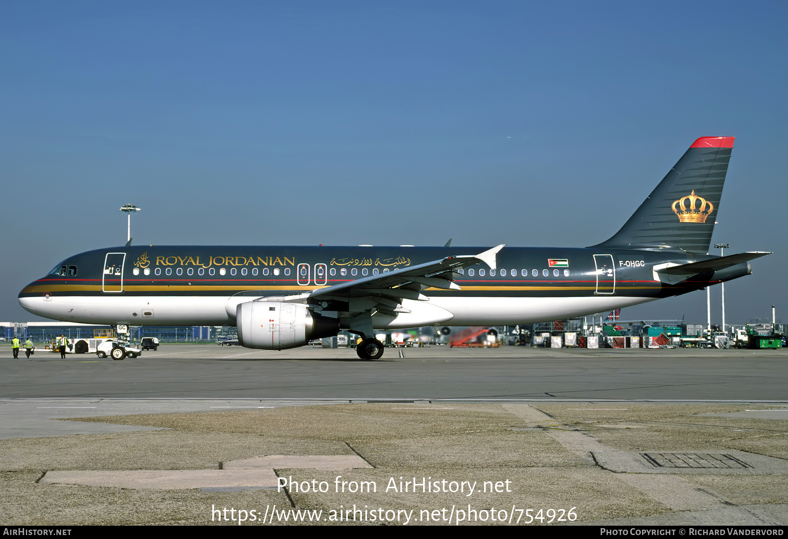 Aircraft Photo of F-OHGC | Airbus A320-211 | Royal Jordanian Airlines | AirHistory.net #754926