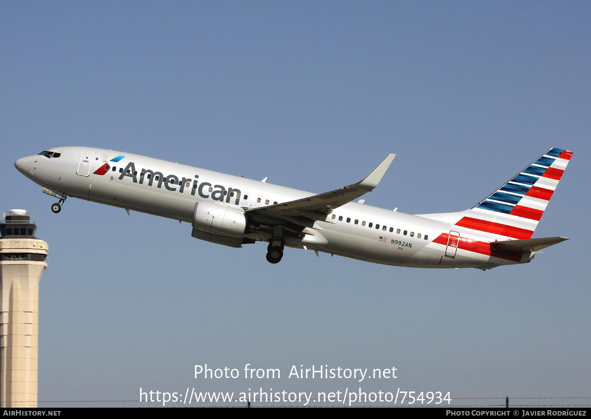 Aircraft Photo of N992AN | Boeing 737-823 | American Airlines | AirHistory.net #754934